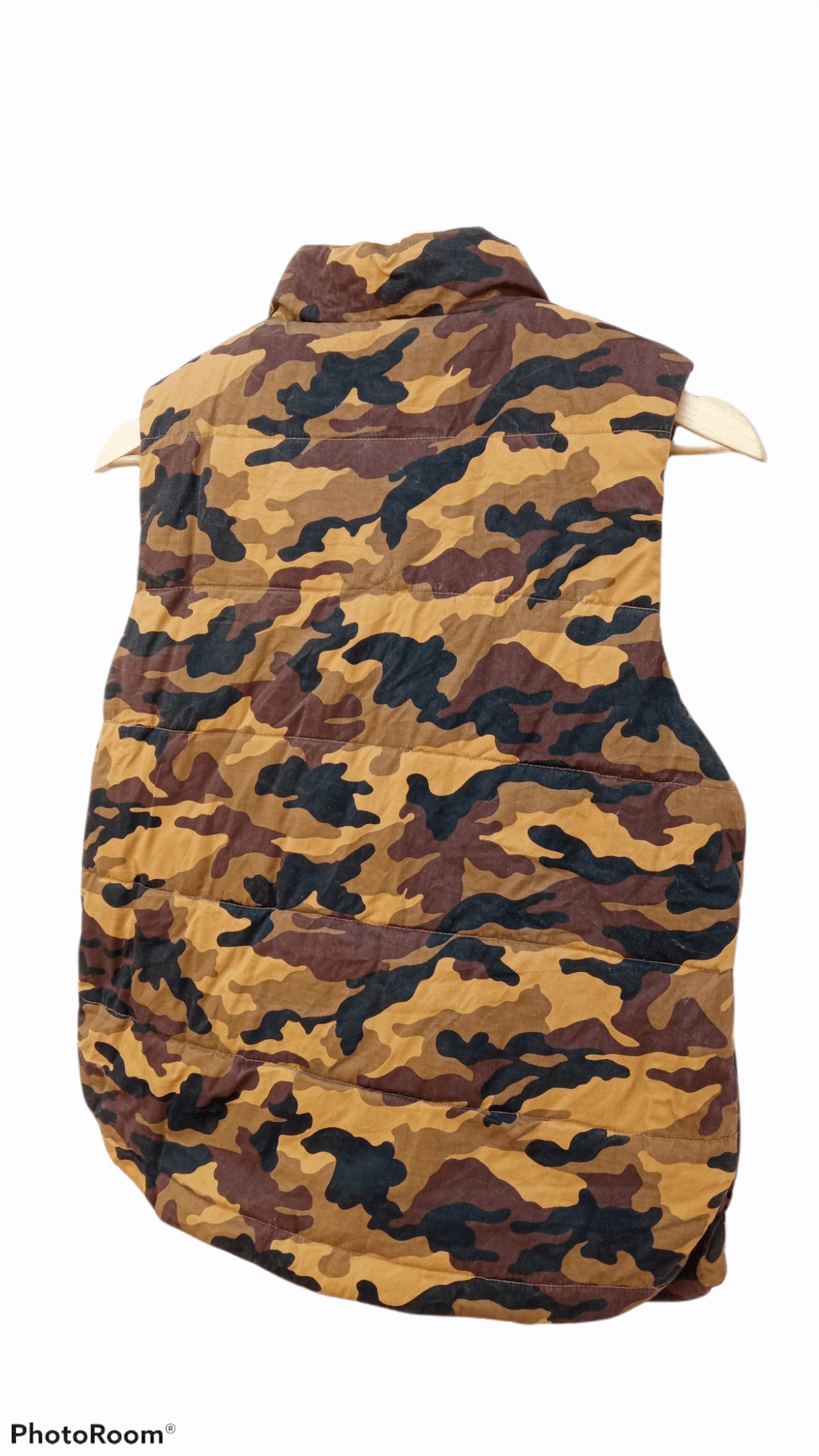Abercrombie & Fitch × Japanese Brand × Vintage 🔥🔥A&F Abercrombie & Fitch Camo Sweater Vest Jacket Size US S / EU 44-46 / 1 - 18 Thumbnail