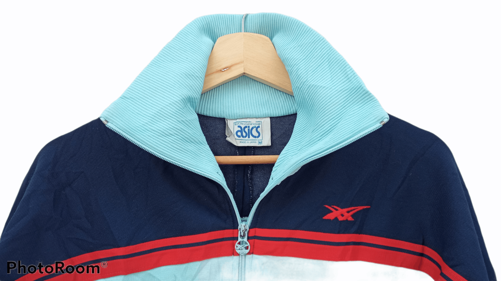 Asics × Vintage 🔥🔥Vintage Asics Sportwear Sweater Jacket Size US M / EU 48-50 / 2 - 14 Thumbnail