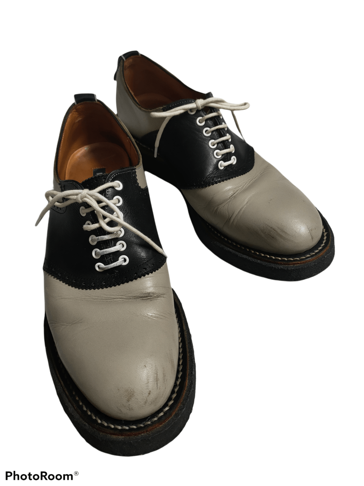 Maison MIHARA YASUHIRO # Miharayasuhiro Boots Leather x Nice Design Size US 8 / EU 41 - 2 Thumbnail