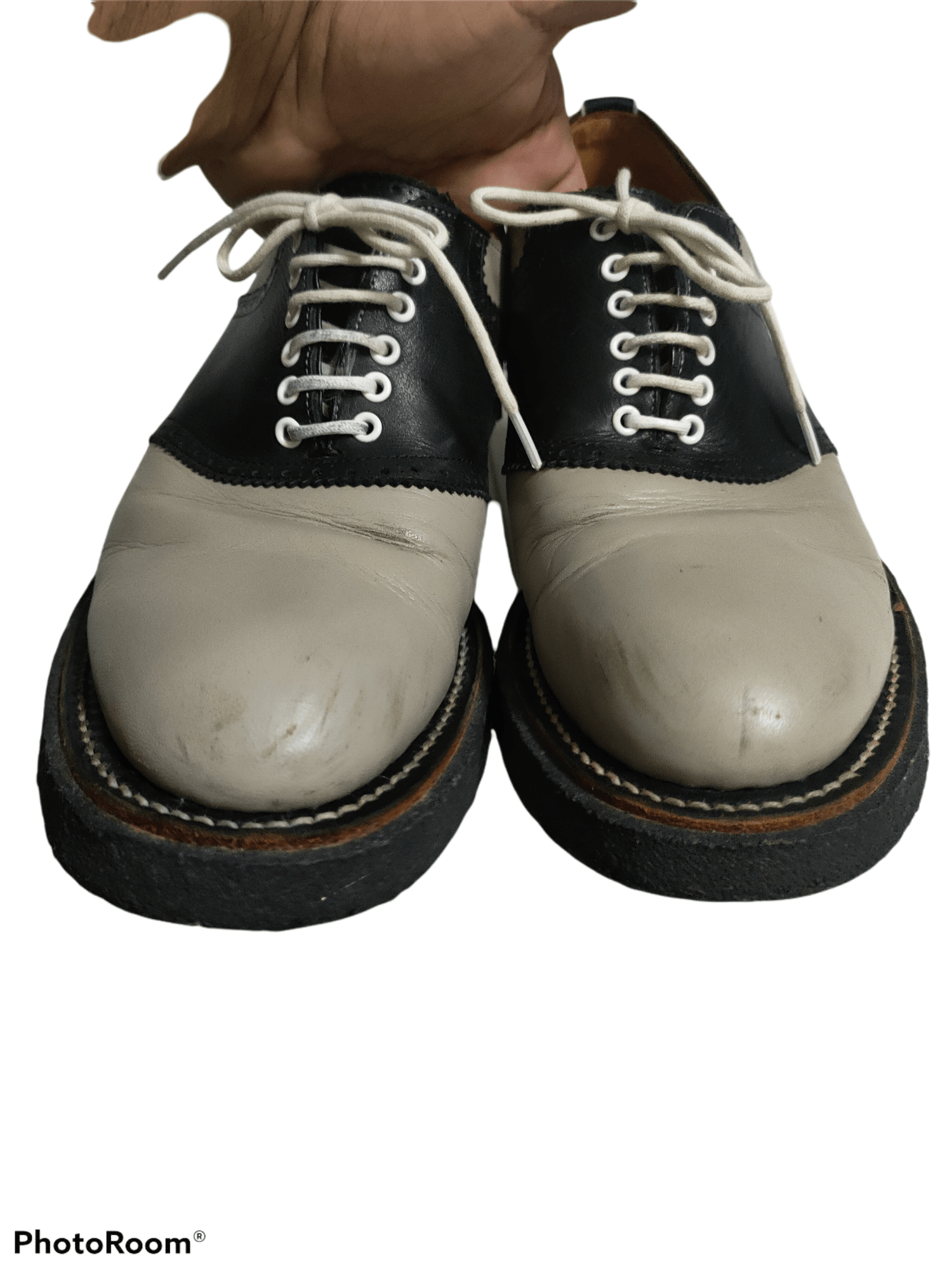 Maison MIHARA YASUHIRO # Miharayasuhiro Boots Leather x Nice Design Size US 8 / EU 41 - 1 Thumbnail