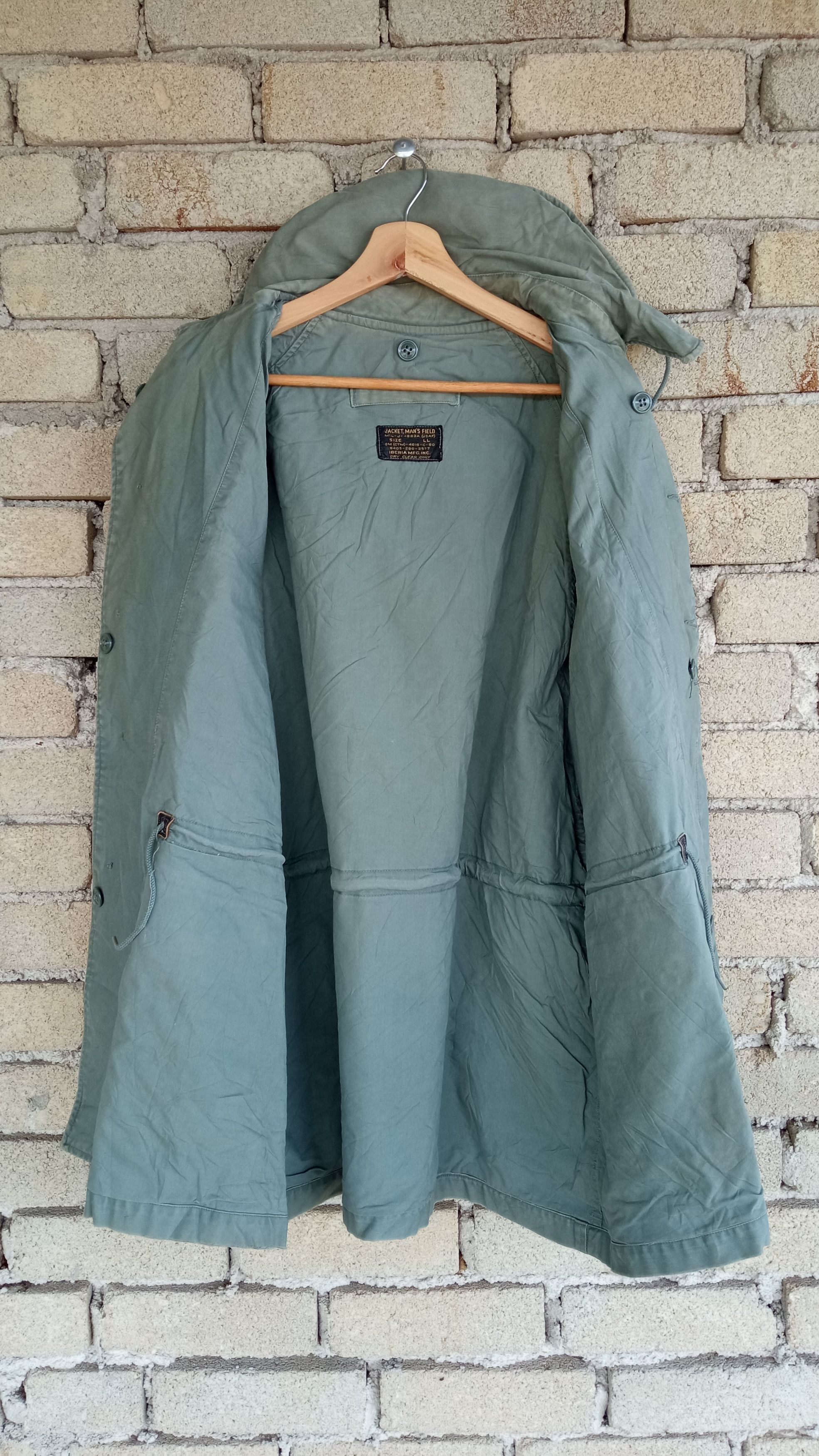 Vintage 🔥🔥Vintage Military USAF Jacket MIL-J-4883A IBERIA MFG INC Size US L / EU 52-54 / 3 - 15 Thumbnail