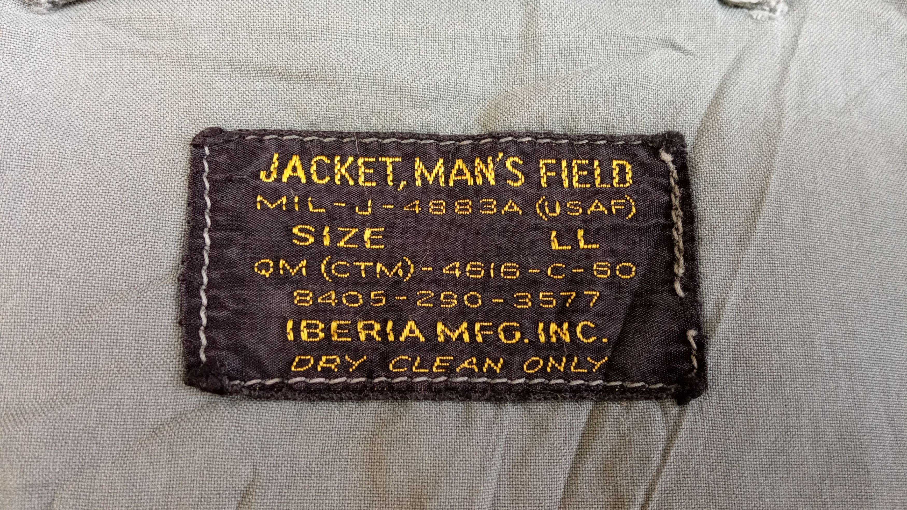 Vintage 🔥🔥Vintage Military USAF Jacket MIL-J-4883A IBERIA MFG INC Size US L / EU 52-54 / 3 - 17 Thumbnail