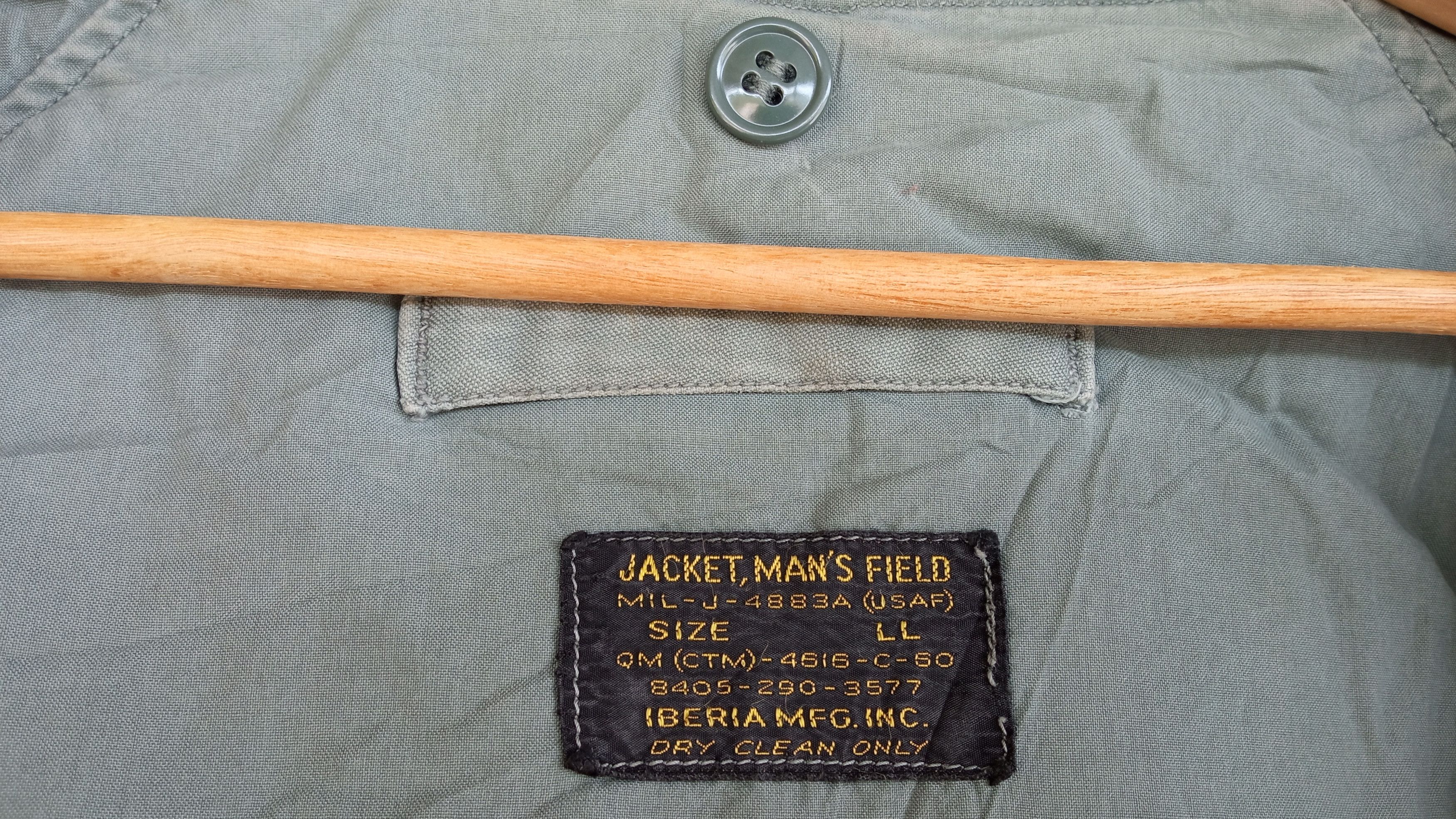 Vintage 🔥🔥Vintage Military USAF Jacket MIL-J-4883A IBERIA MFG INC Size US L / EU 52-54 / 3 - 16 Thumbnail