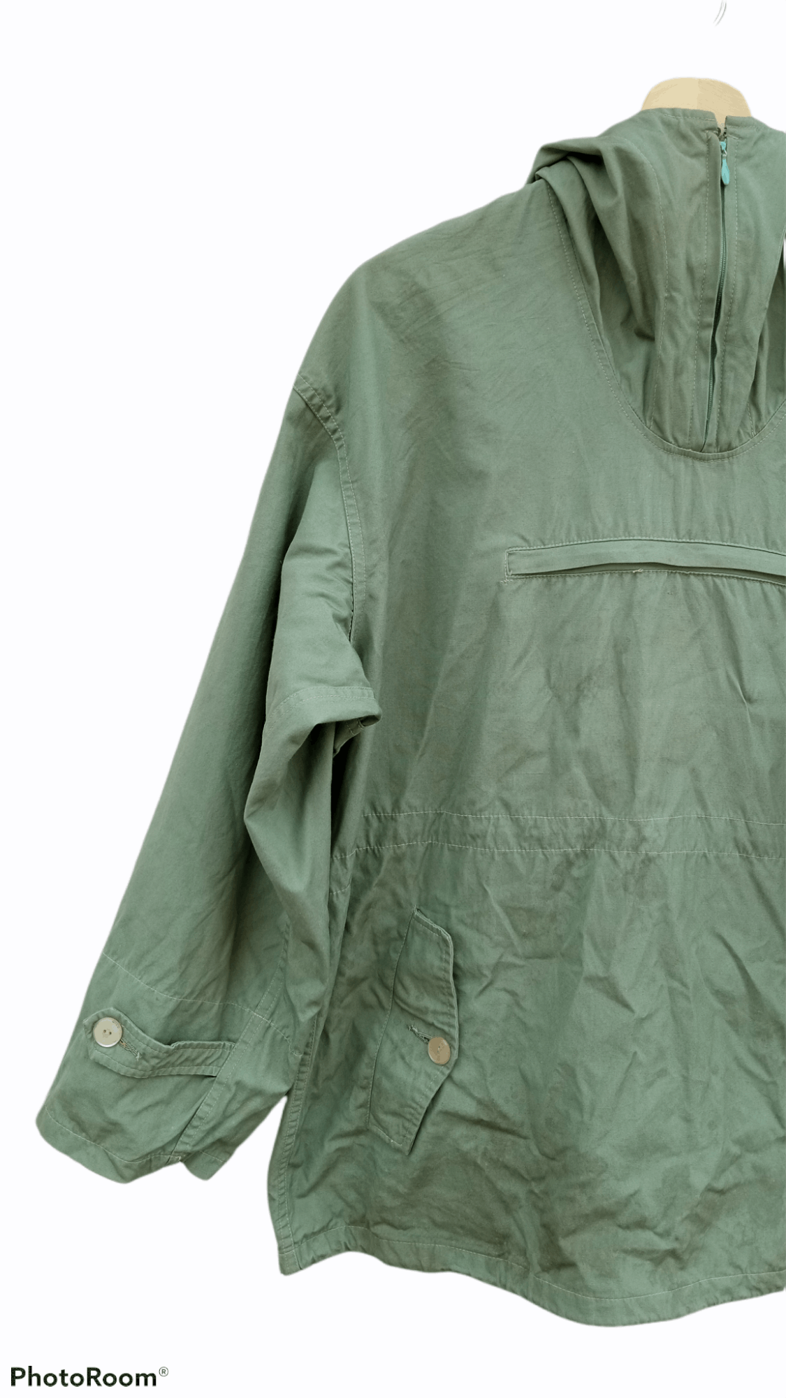 Japanese Brand × Vintage 🔥🔥Vtg Japanese Brand Military Style Pullover Hoodie Jacket Size US L / EU 52-54 / 3 - 5 Thumbnail