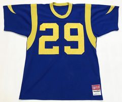 Vintage Los Angeles Rams Jersey Sand Knit Made USA Size Large 