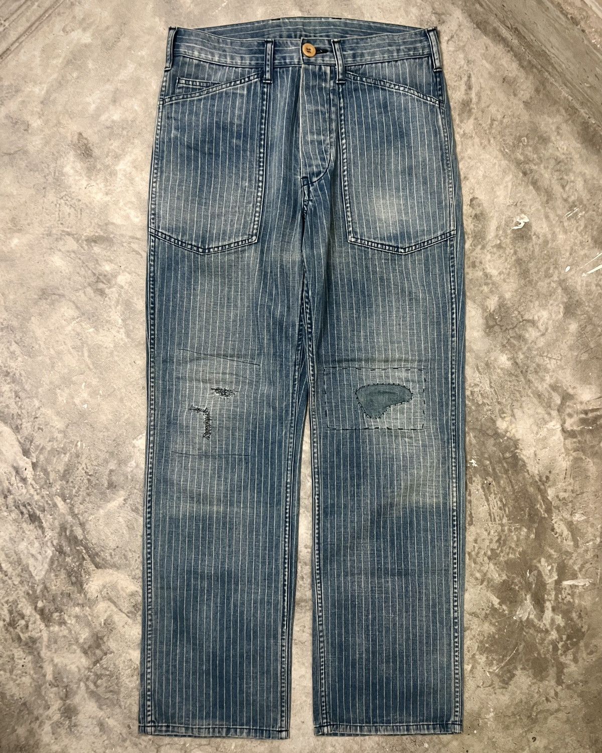 visvim 15SS CARPENTER PRIME DMGD WABASH パンツ visvim CARPENTER