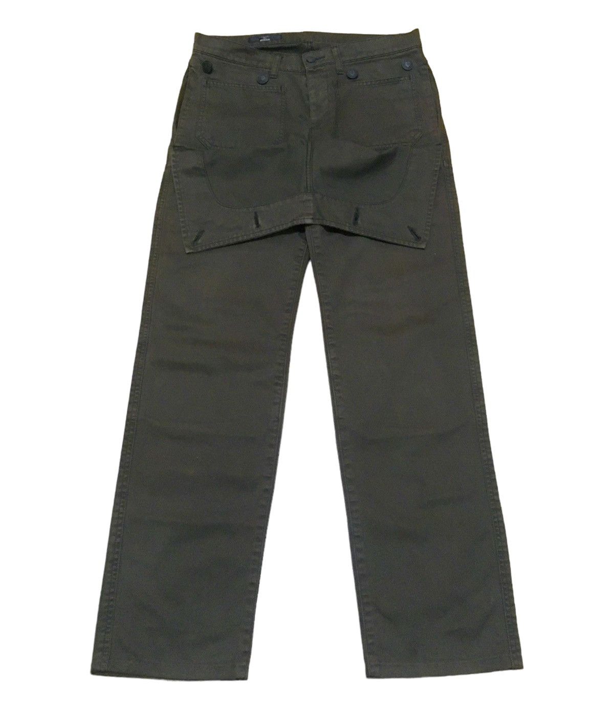 image of Vintage Cabane De Zucca Dispatch Motorcycle Pants 1990S in Army Green, Men's (Size 31)