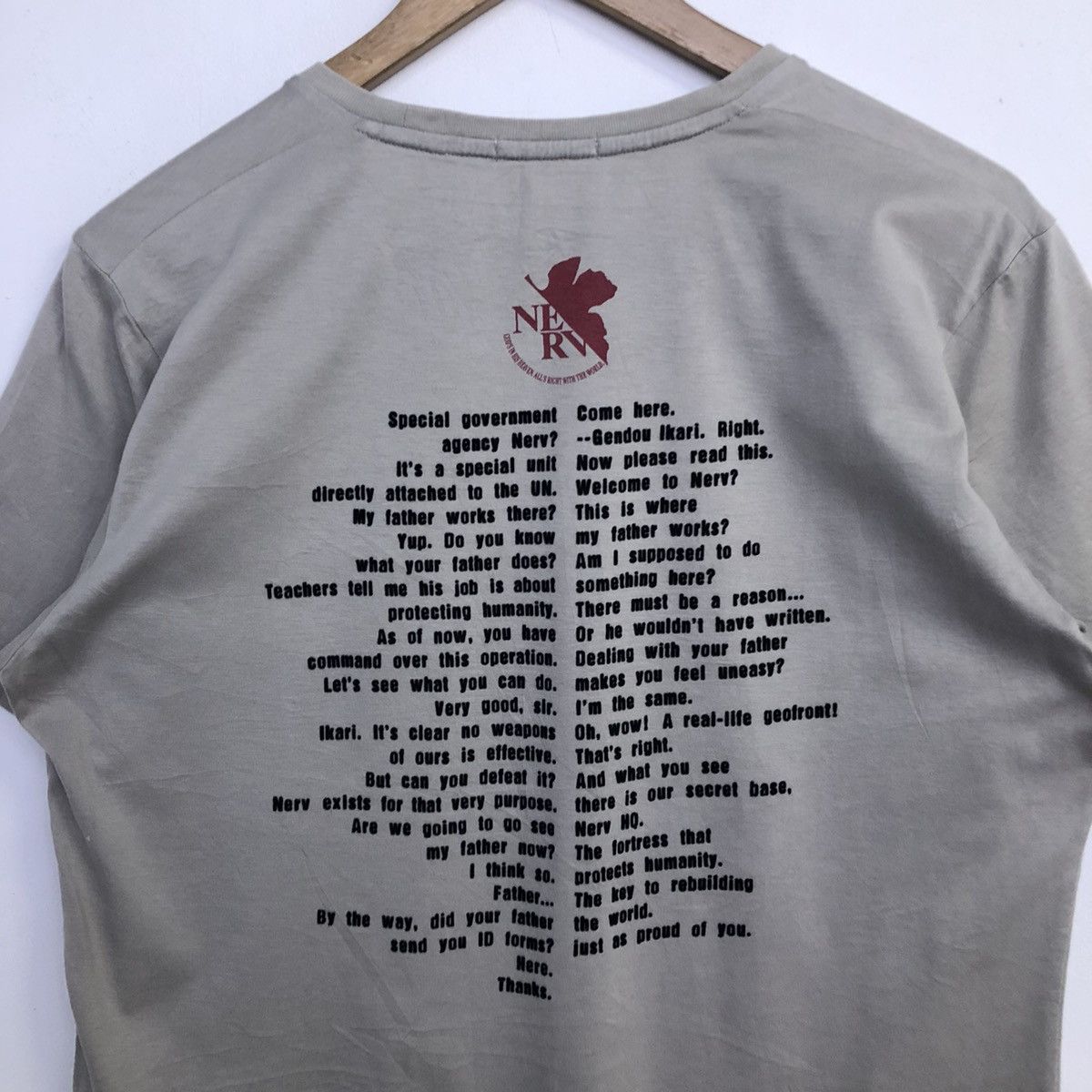Anime Evangelion NERV X Uniqlo Anime Logo Tshirt Size US M / EU 48-50 / 2 - 8 Thumbnail
