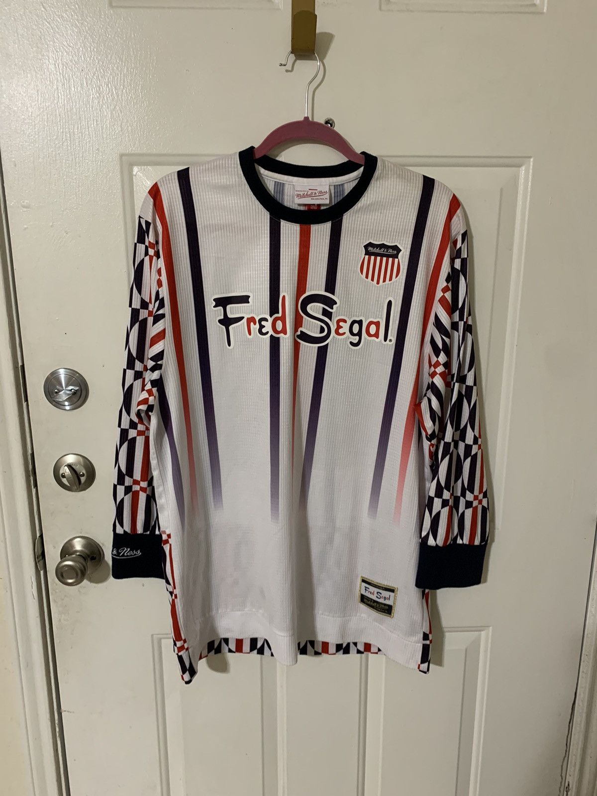 Fred Segal x Mitchell & Ness 3/4 length Sleeve jersey