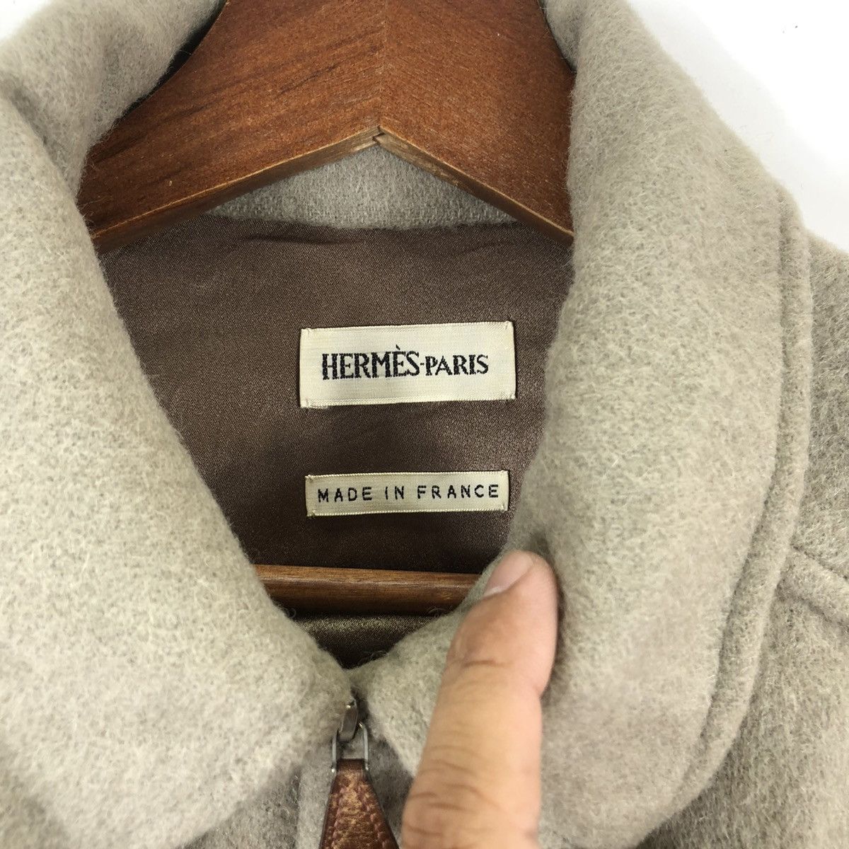 Hermes × Maison Margiela VINTAGE HERMES PARIS ZIPPER SWEATER JACKET Size US M / EU 48-50 / 2 - 9 Thumbnail