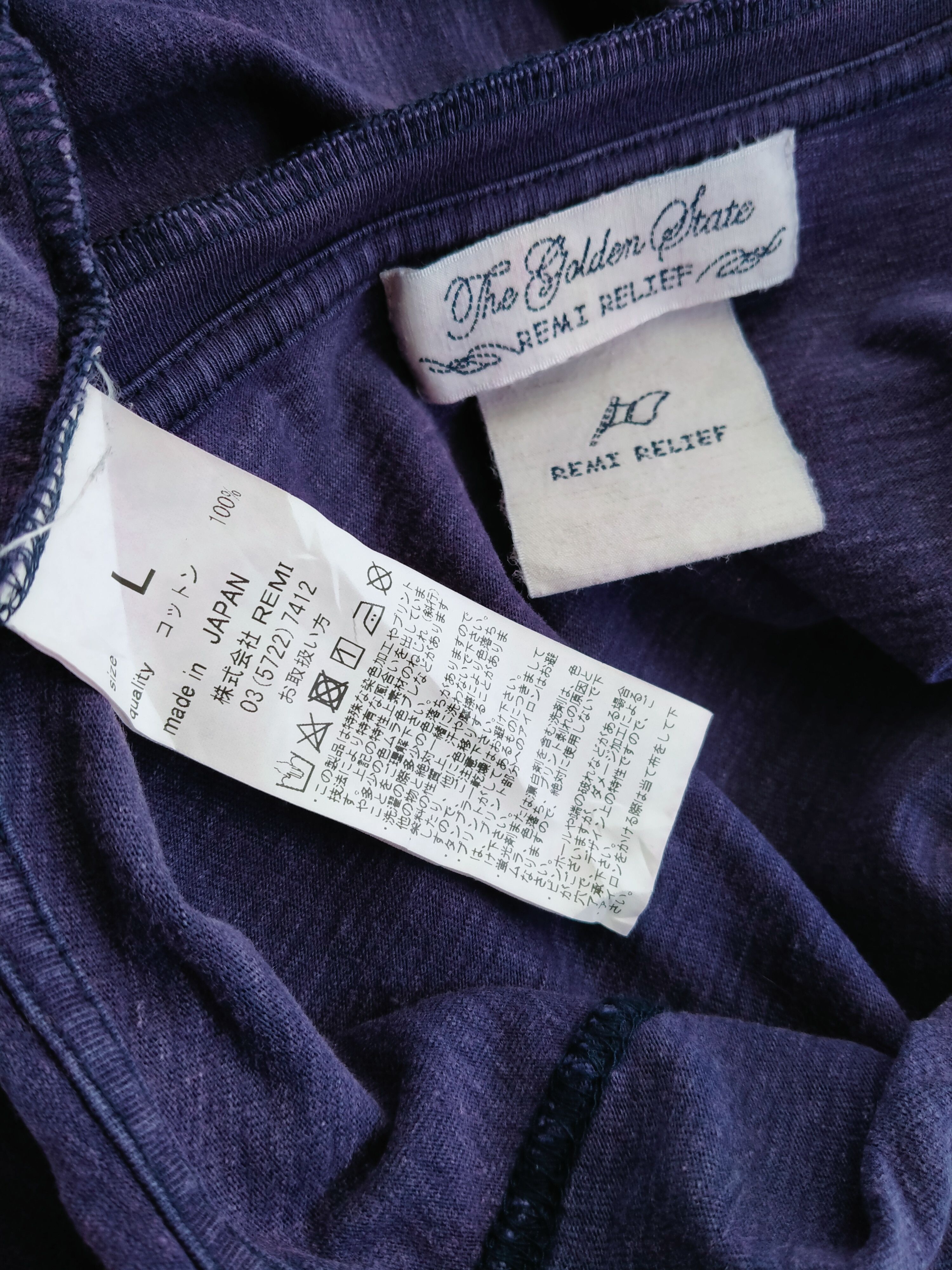 Remi Relief Vintage Remi Relief The Golden State Single Pocket Size US L / EU 52-54 / 3 - 4 Thumbnail