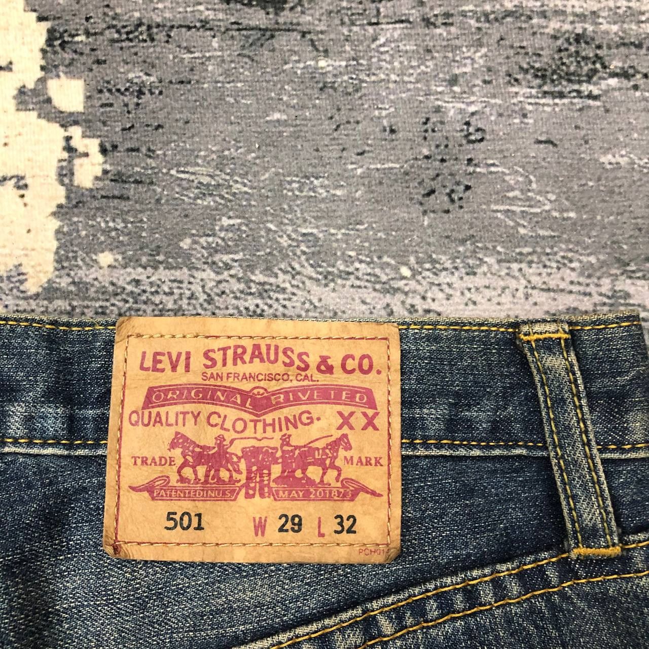 Levi's P259 LEVI'S 501 SLIMFIT DENIM JEANS Size US 30 / EU 46 - 6 Thumbnail
