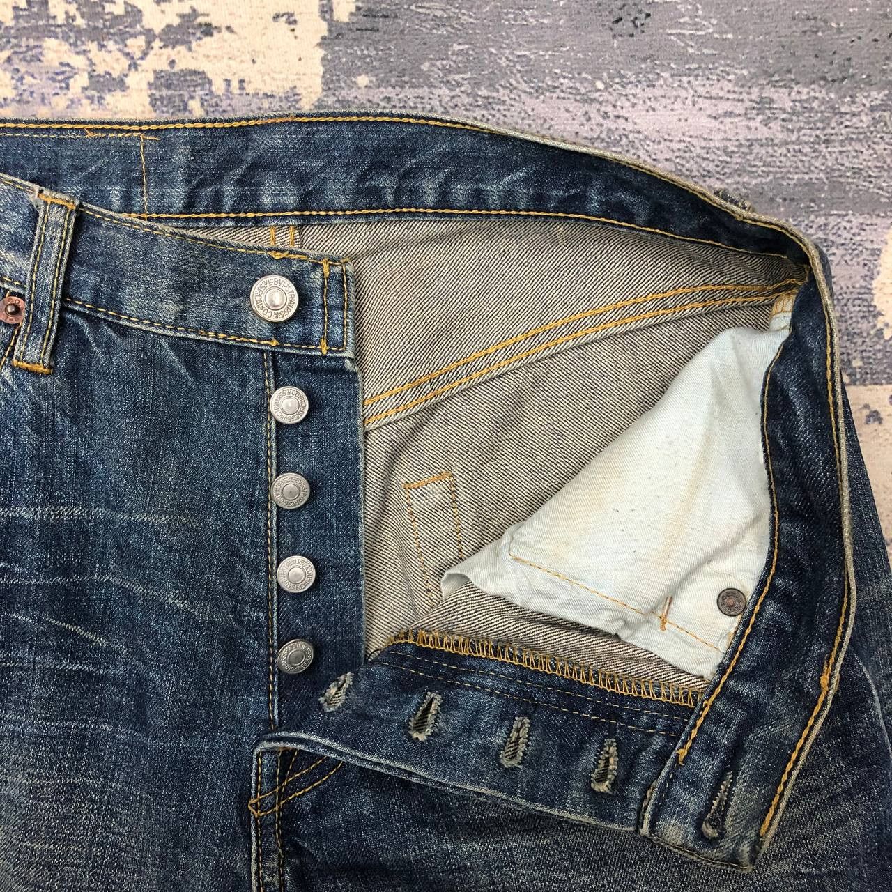 Levi's P259 LEVI'S 501 SLIMFIT DENIM JEANS Size US 30 / EU 46 - 8 Thumbnail