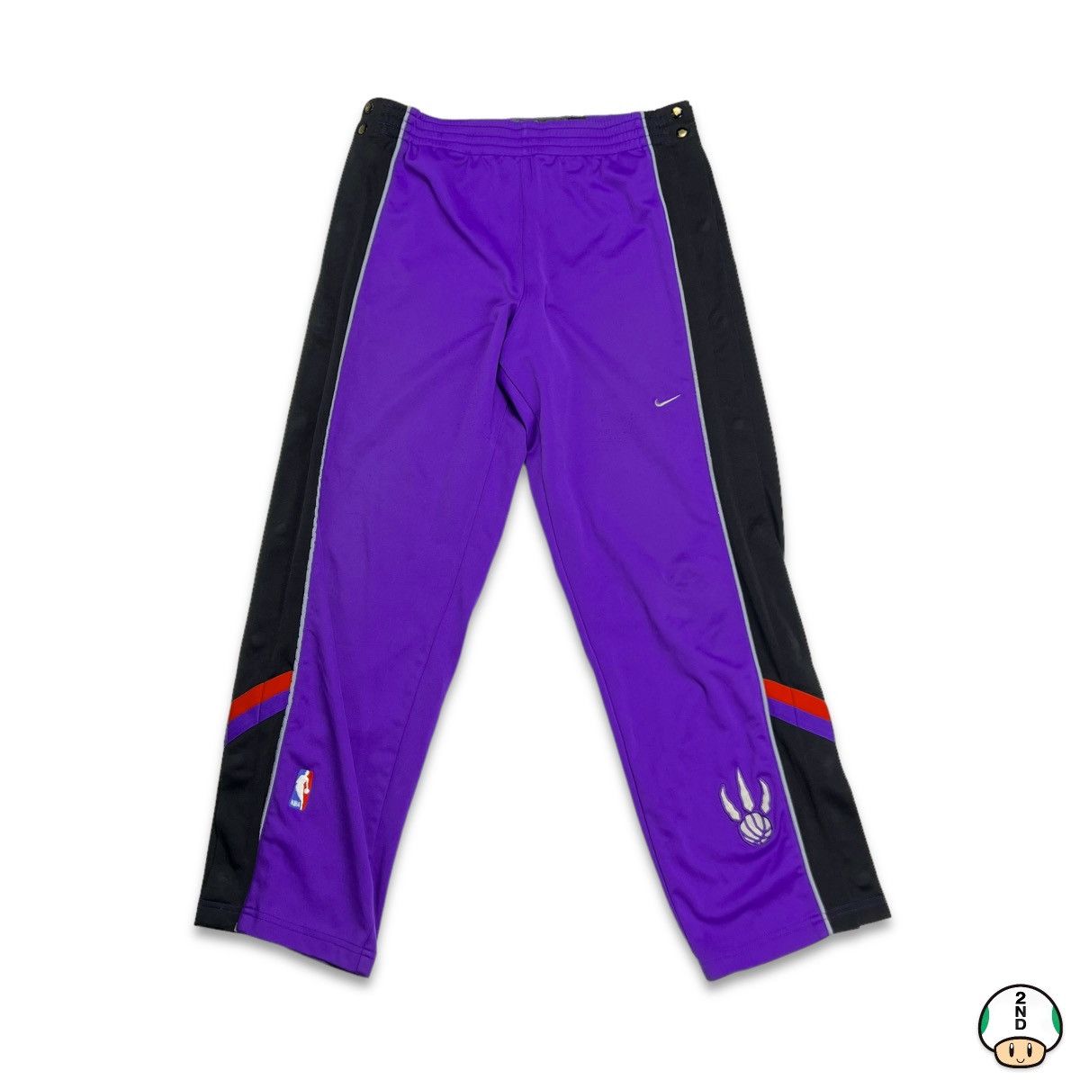 image of NBA x Nike Vintage 90's Nike Toronto Raptors Pants 36X31 - Large in Purple, Men's