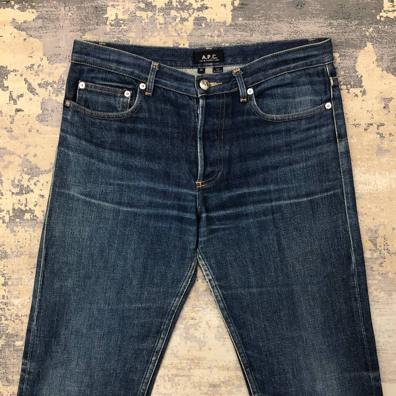 A.P.C. P252 A.P.C. RUE DE PARIS NEW STANDARD SLIMFIT JEANS Size US 33 - 3 Thumbnail