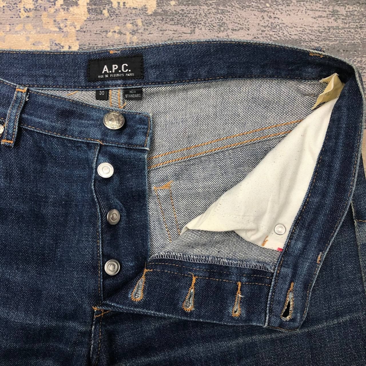 A.P.C. P252 A.P.C. RUE DE PARIS NEW STANDARD SLIMFIT JEANS Size US 33 - 8 Thumbnail