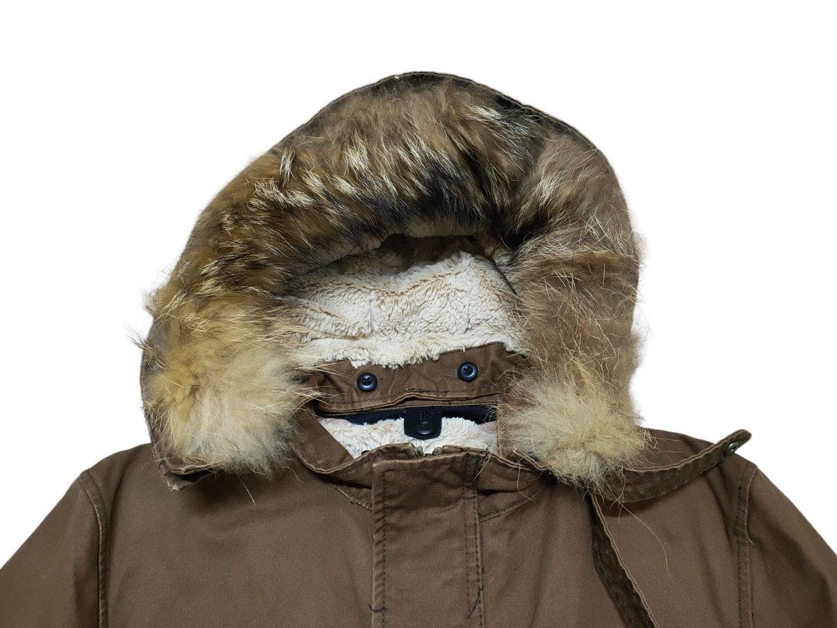 PPFM Rare Design Vintage Brand PPFM Army M65 Fur Jacket 1990s Size US M / EU 48-50 / 2 - 6 Thumbnail