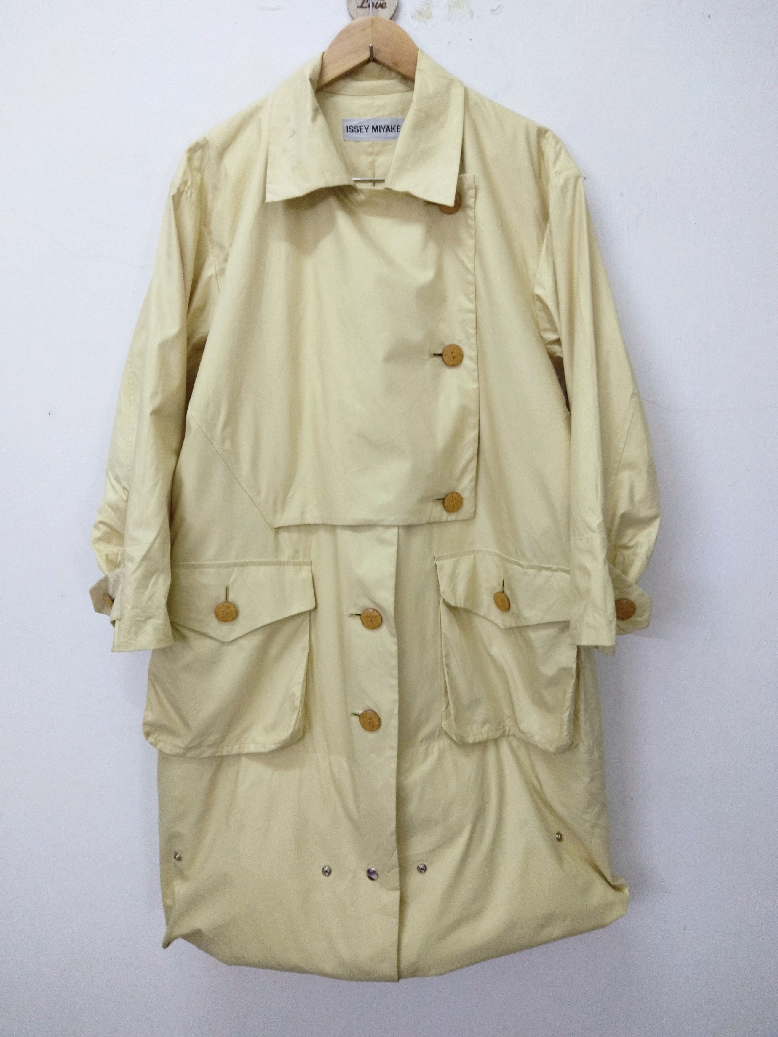 Issey Miyake Issey Miyake Overcoat Size US M / EU 48-50 / 2 - 2 Thumbnail