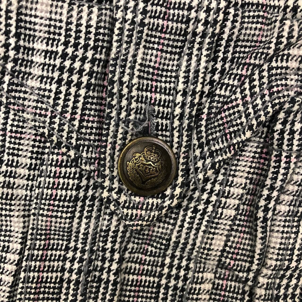 Japanese Brand P572 THE ALPHA CROUCE HOUNDSTOOTH CARGO PANTS Size US 31 - 7 Thumbnail