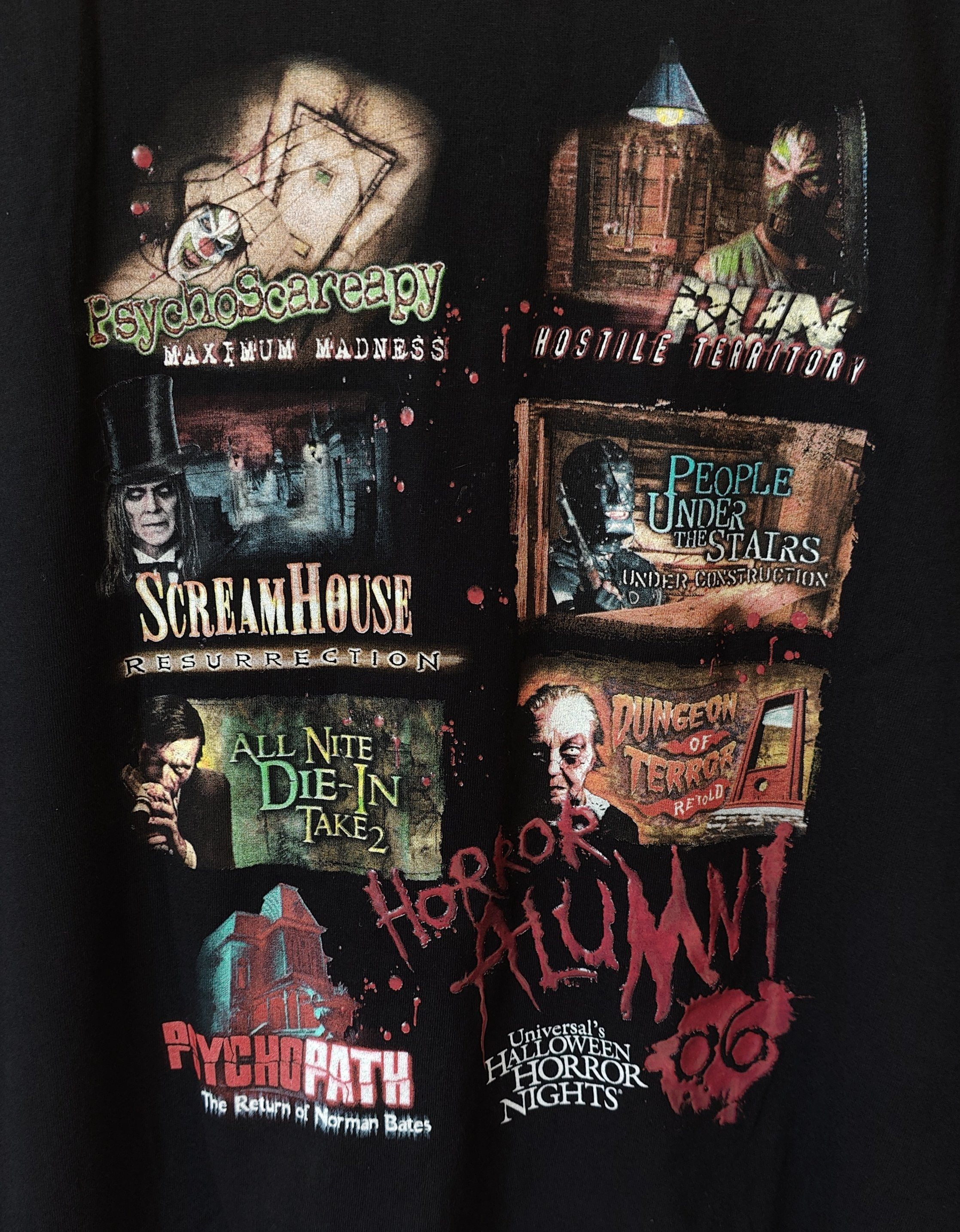 Universal Studios Universal Studios Horror Comes Home 06 Vintage Tshirt Size US XXL / EU 58 / 5 - 7 Thumbnail