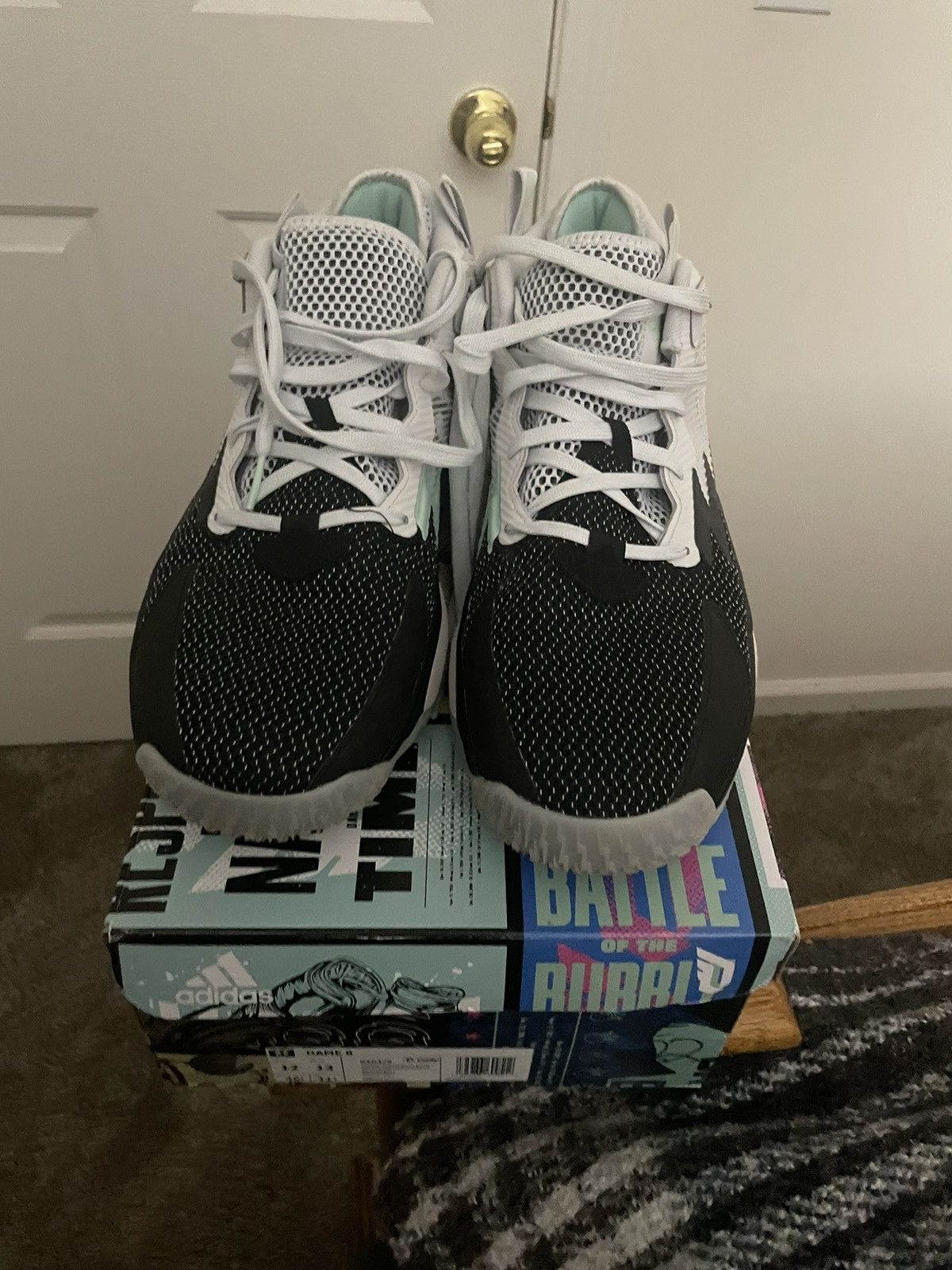Adidas Dame 8 3SSB issued Size US 12 / EU 45 - 2 Thumbnail
