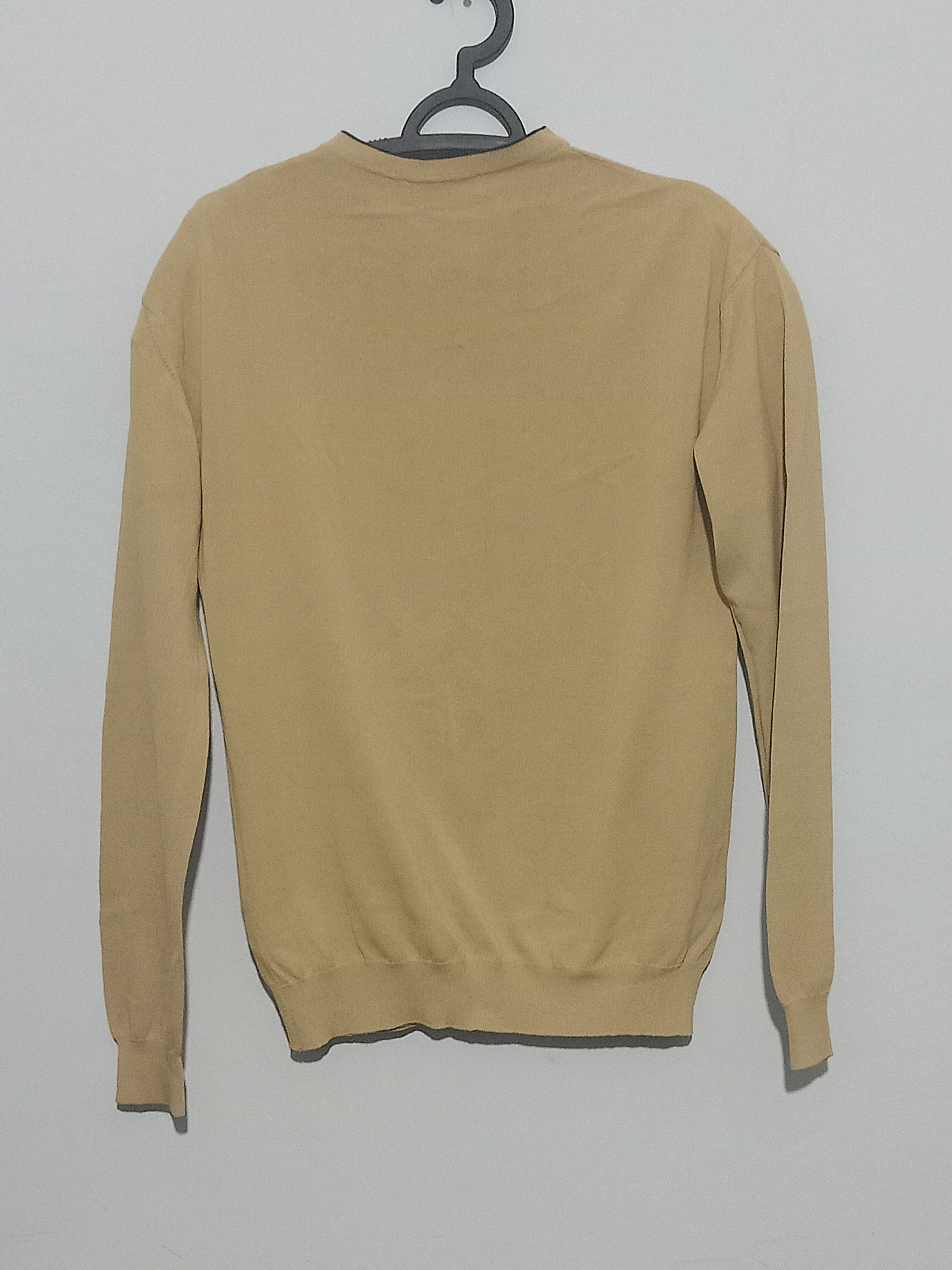 Burberry 🔥 Burberry V-neck Sweater light beige jumper size Small Size US S / EU 44-46 / 1 - 3 Thumbnail