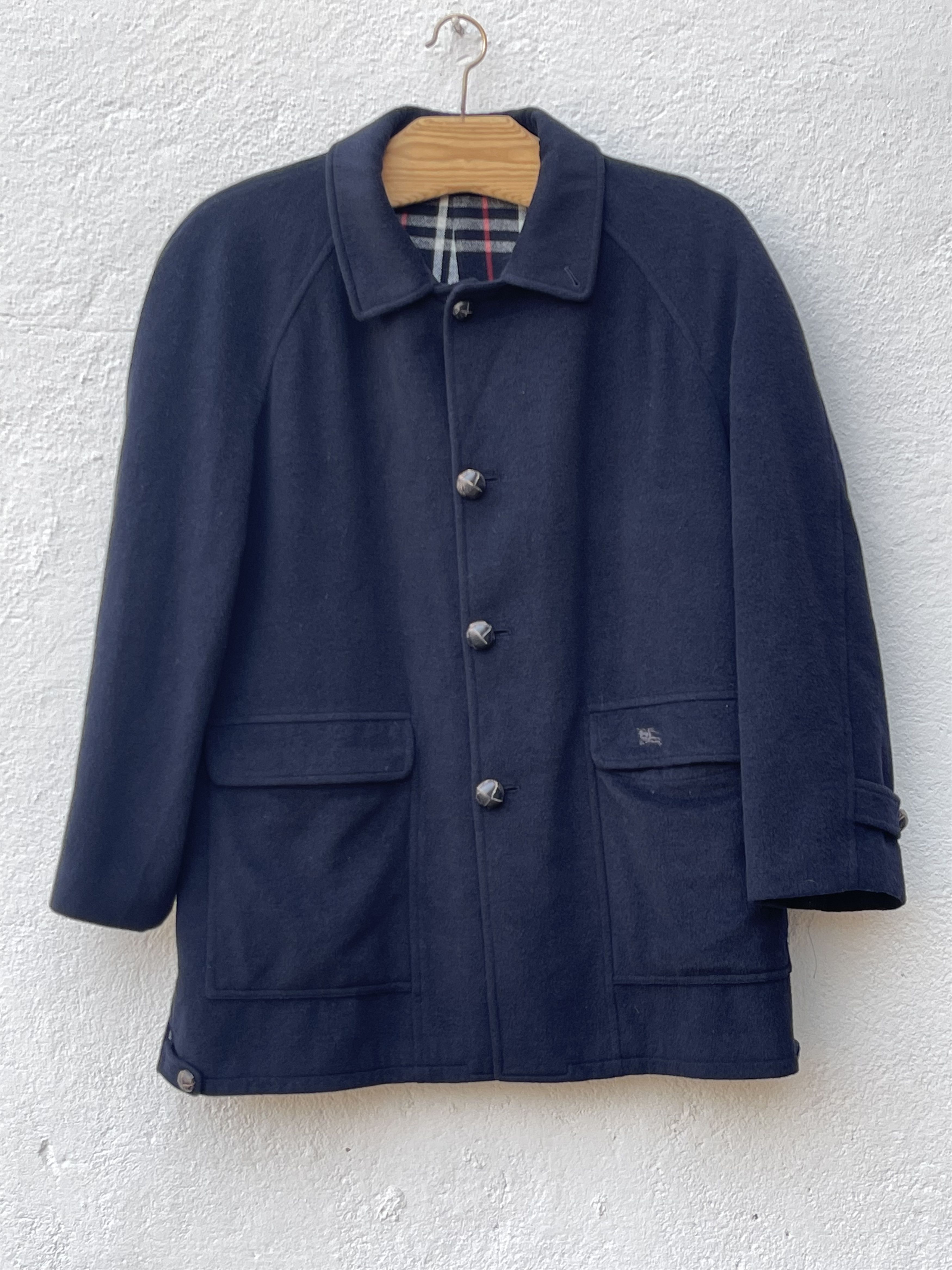 Burberry 🔥 novacheck Vintage Burberry coat jacket wool size 52it L Size US L / EU 52-54 / 3 - 5 Thumbnail