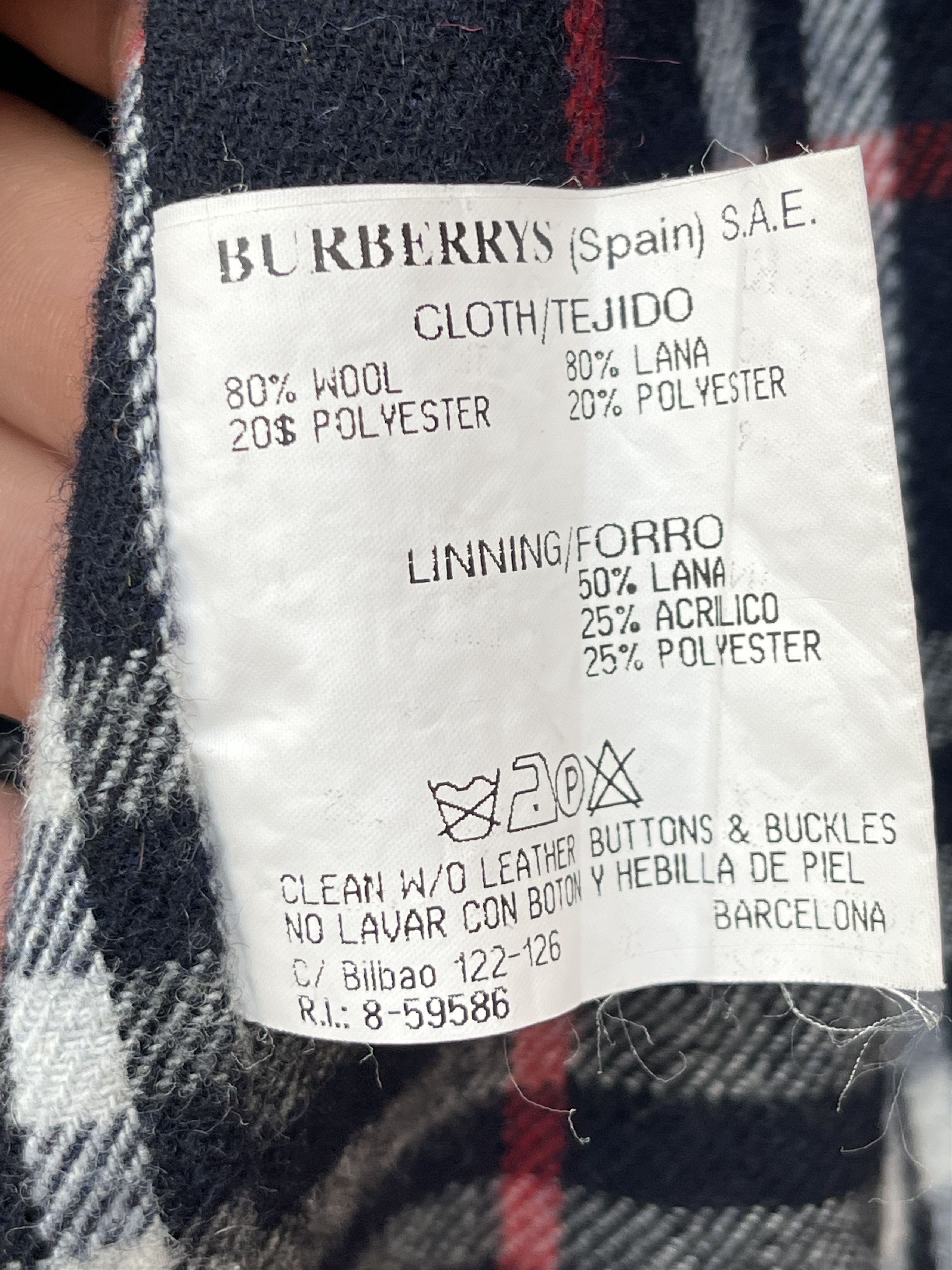 Burberry 🔥 novacheck Vintage Burberry coat jacket wool size 52it L Size US L / EU 52-54 / 3 - 10 Thumbnail