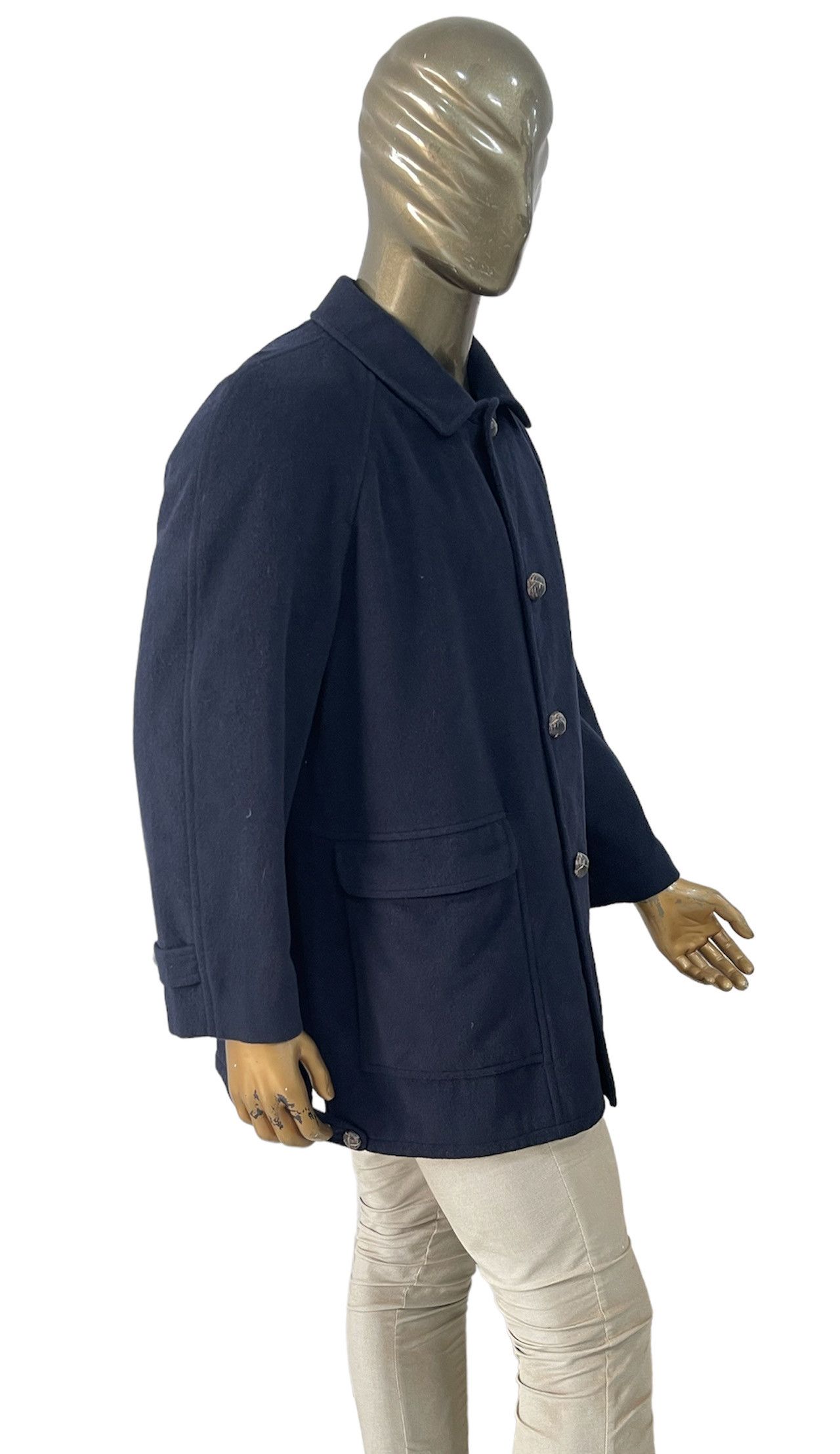 Burberry 🔥 novacheck Vintage Burberry coat jacket wool size 52it L Size US L / EU 52-54 / 3 - 2 Thumbnail