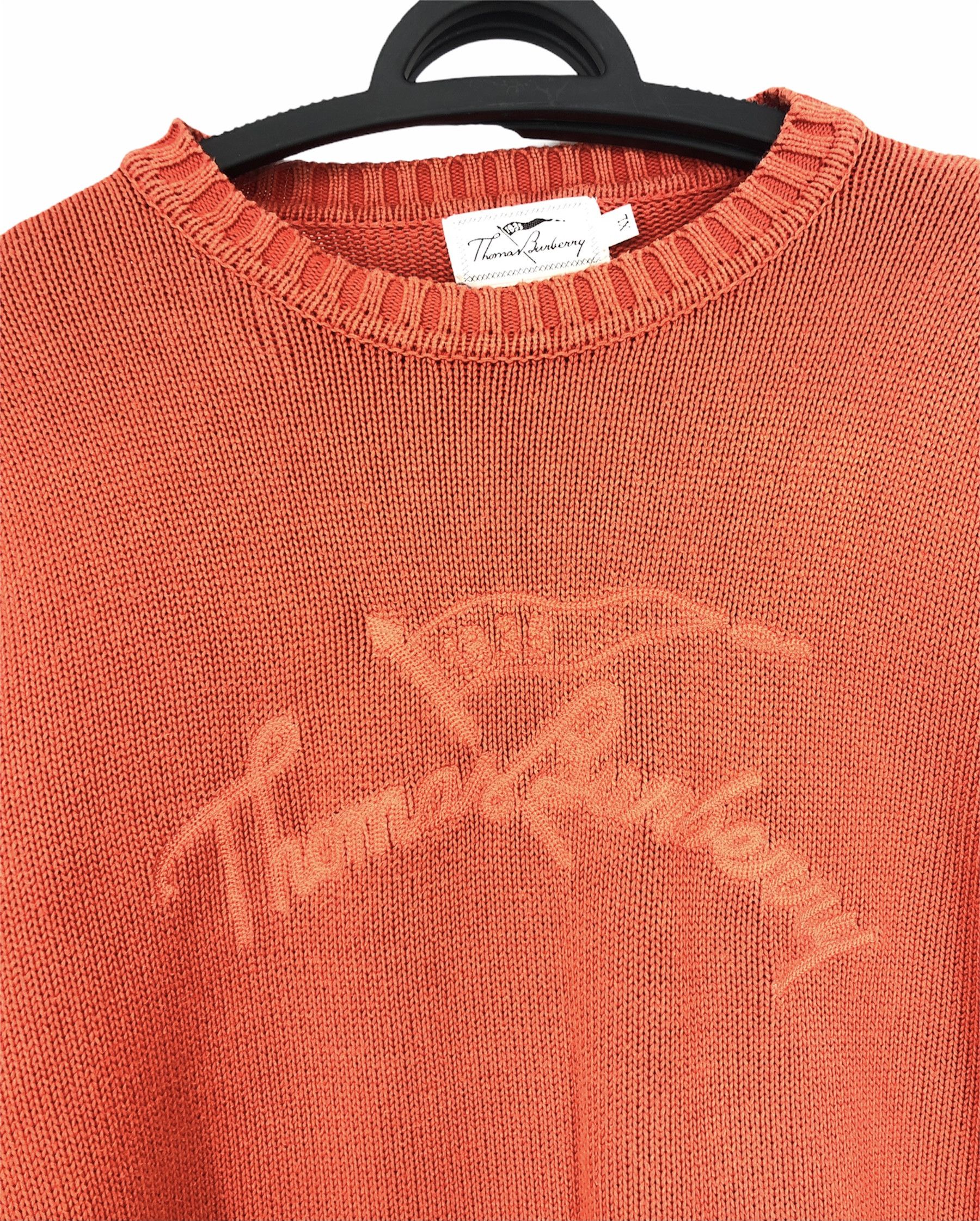 Burberry 🔥 burberry big logo heavy sweater jumper size L Size US L / EU 52-54 / 3 - 2 Thumbnail