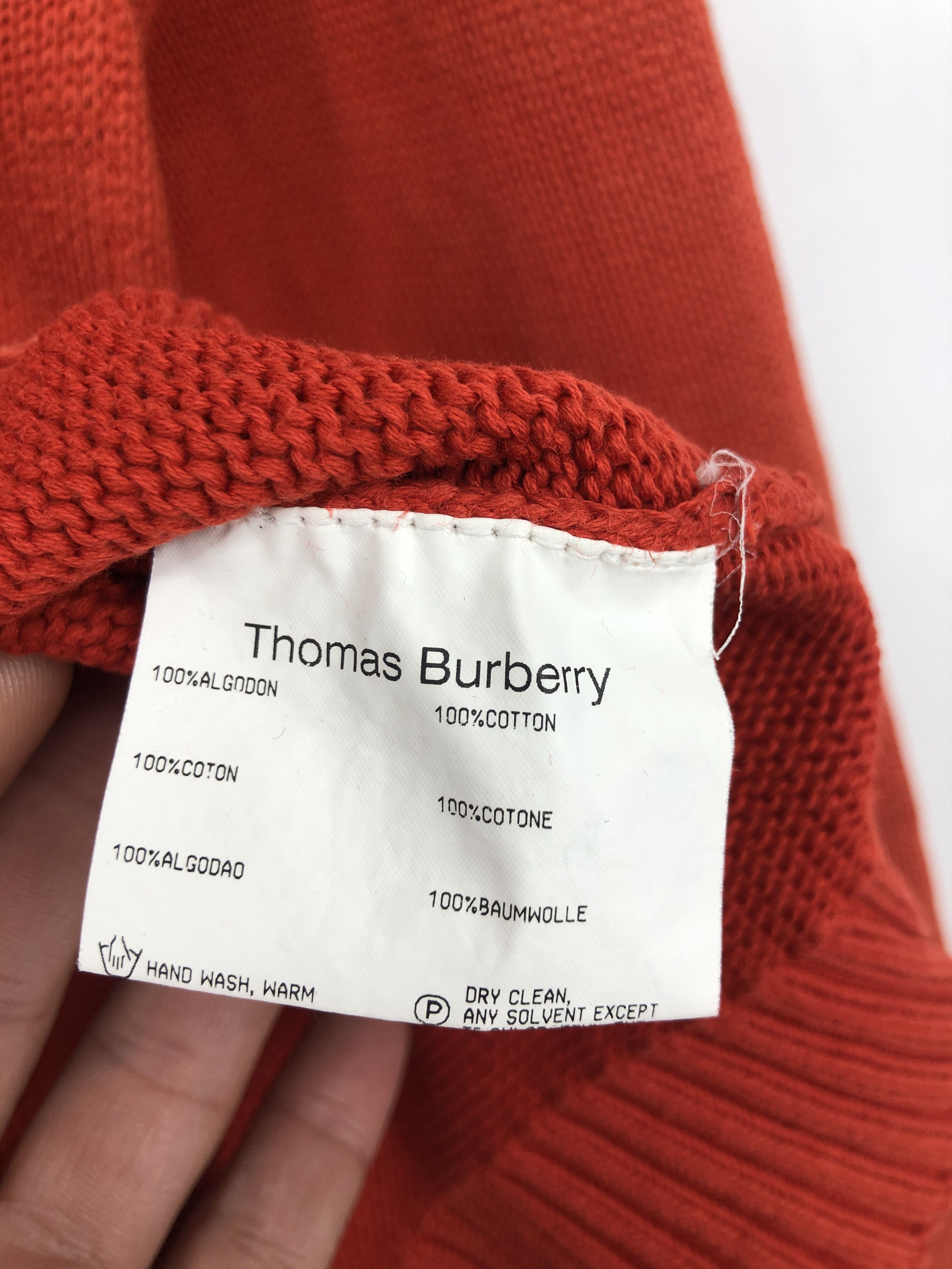 Burberry 🔥 burberry big logo heavy sweater jumper size L Size US L / EU 52-54 / 3 - 4 Thumbnail