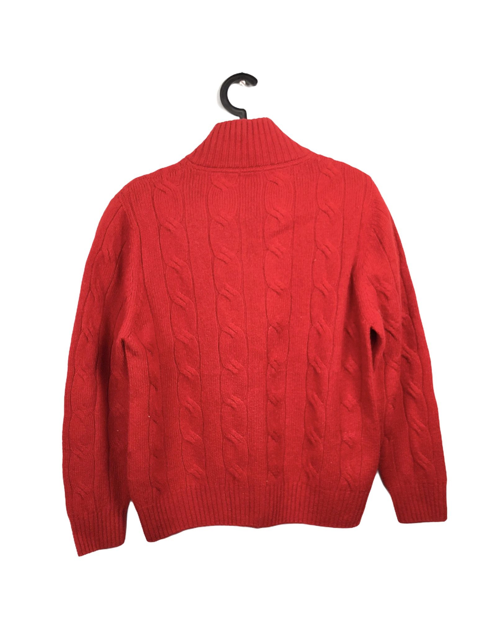 Burberry 🔥 Burberry zip up knitting sweater cable wool size S Size US S / EU 44-46 / 1 - 4 Thumbnail