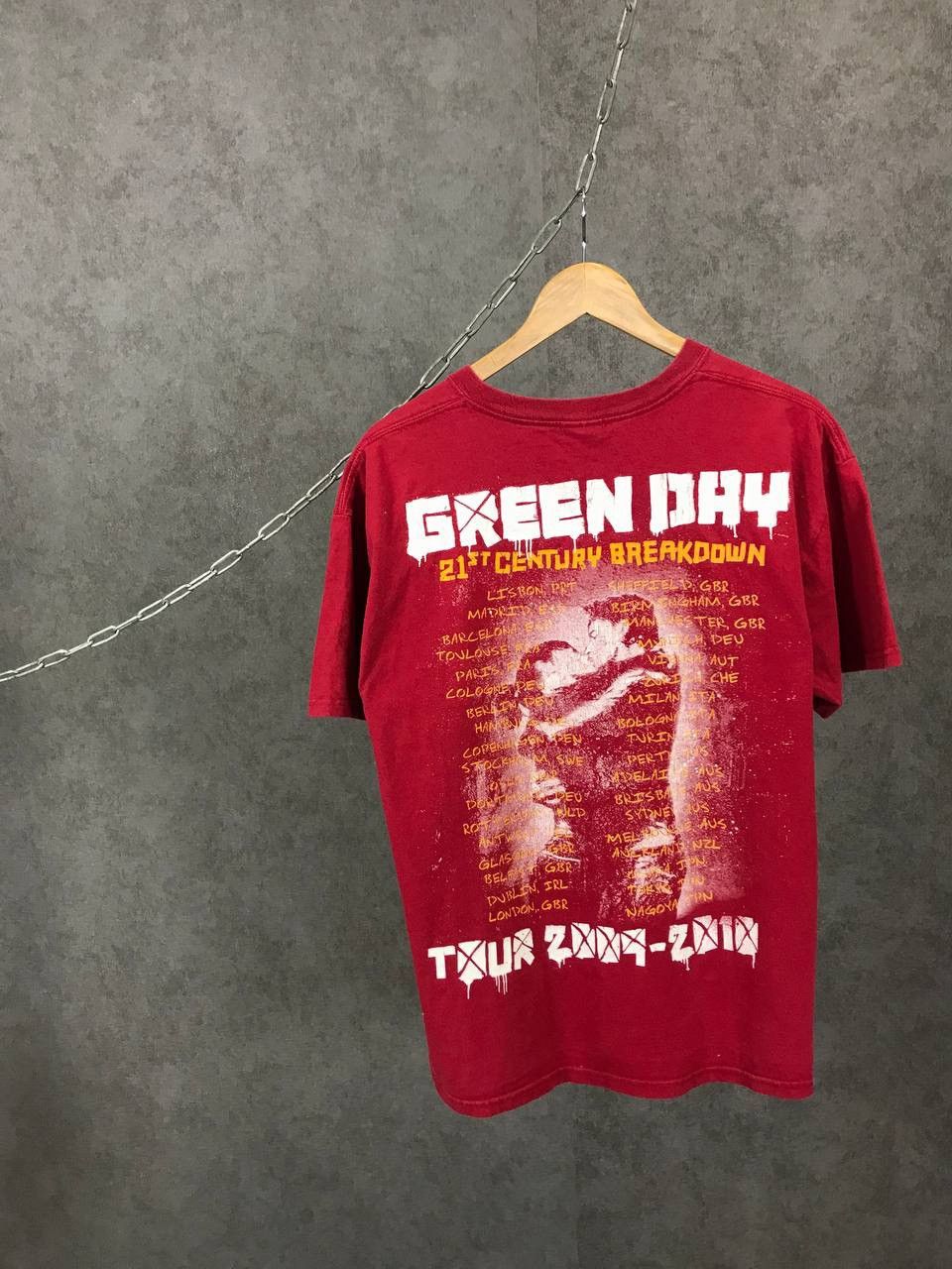 Band Tees Green Day 2009 vintage rock band tee Size US L / EU 52-54 / 3 - 2 Thumbnail