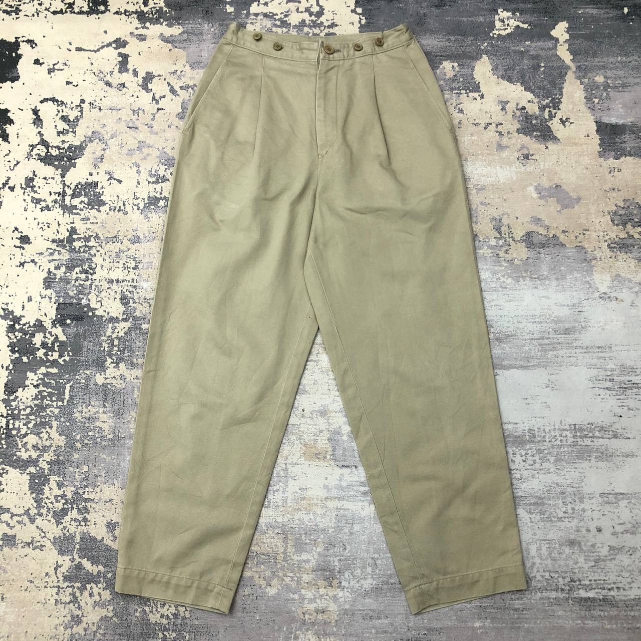 Issey Miyake P550 VTG ISSEY MIYAKE HIGH WAIST CARROT PANTS Size US 26 / EU 42 - 2 Thumbnail