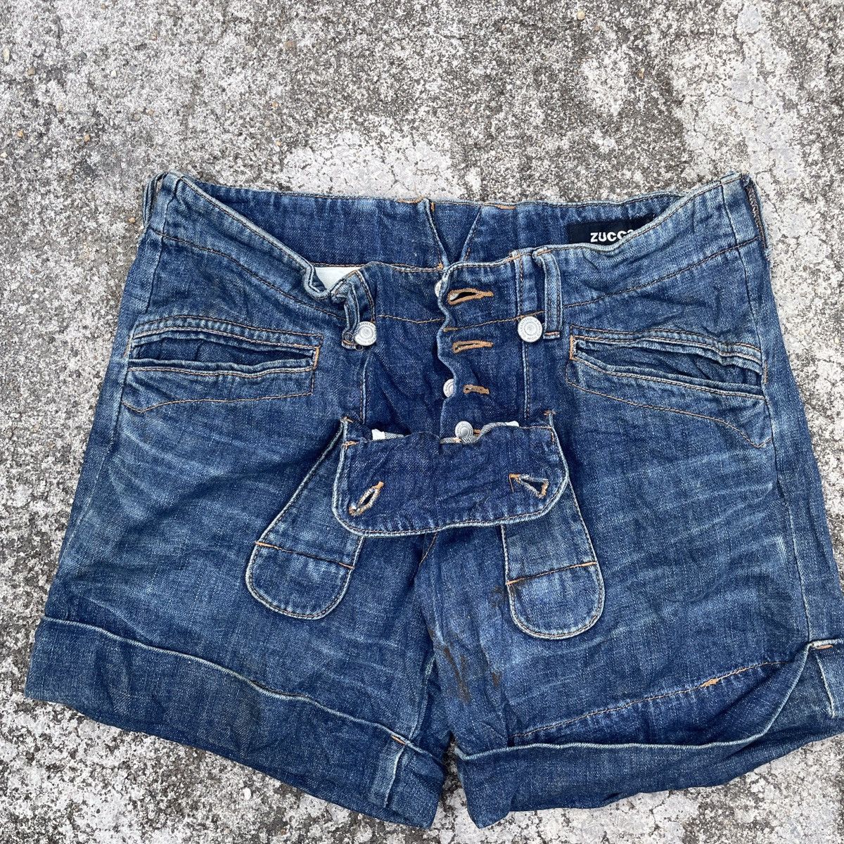 Issey Miyake Vintage Zucca By Issey Miyake Short Denim Size 31" - 5 Thumbnail