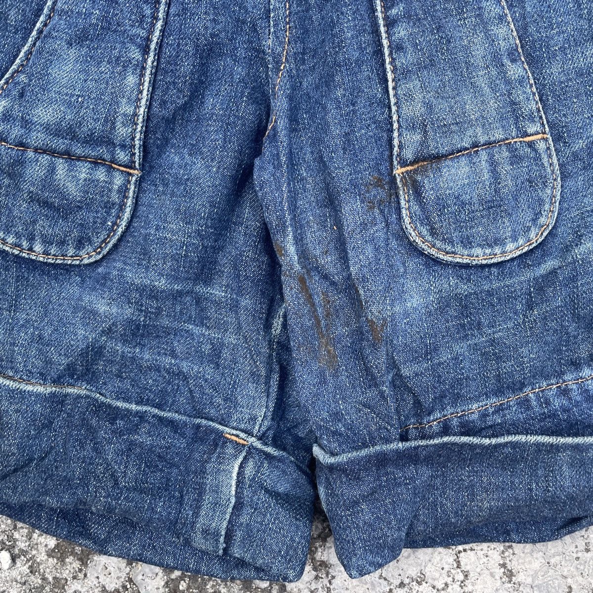 Issey Miyake Vintage Zucca By Issey Miyake Short Denim Size 31" - 4 Thumbnail