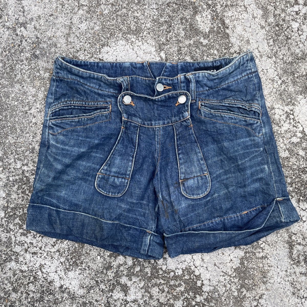 Issey Miyake Vintage Zucca By Issey Miyake Short Denim Size 31" - 1 Thumbnail