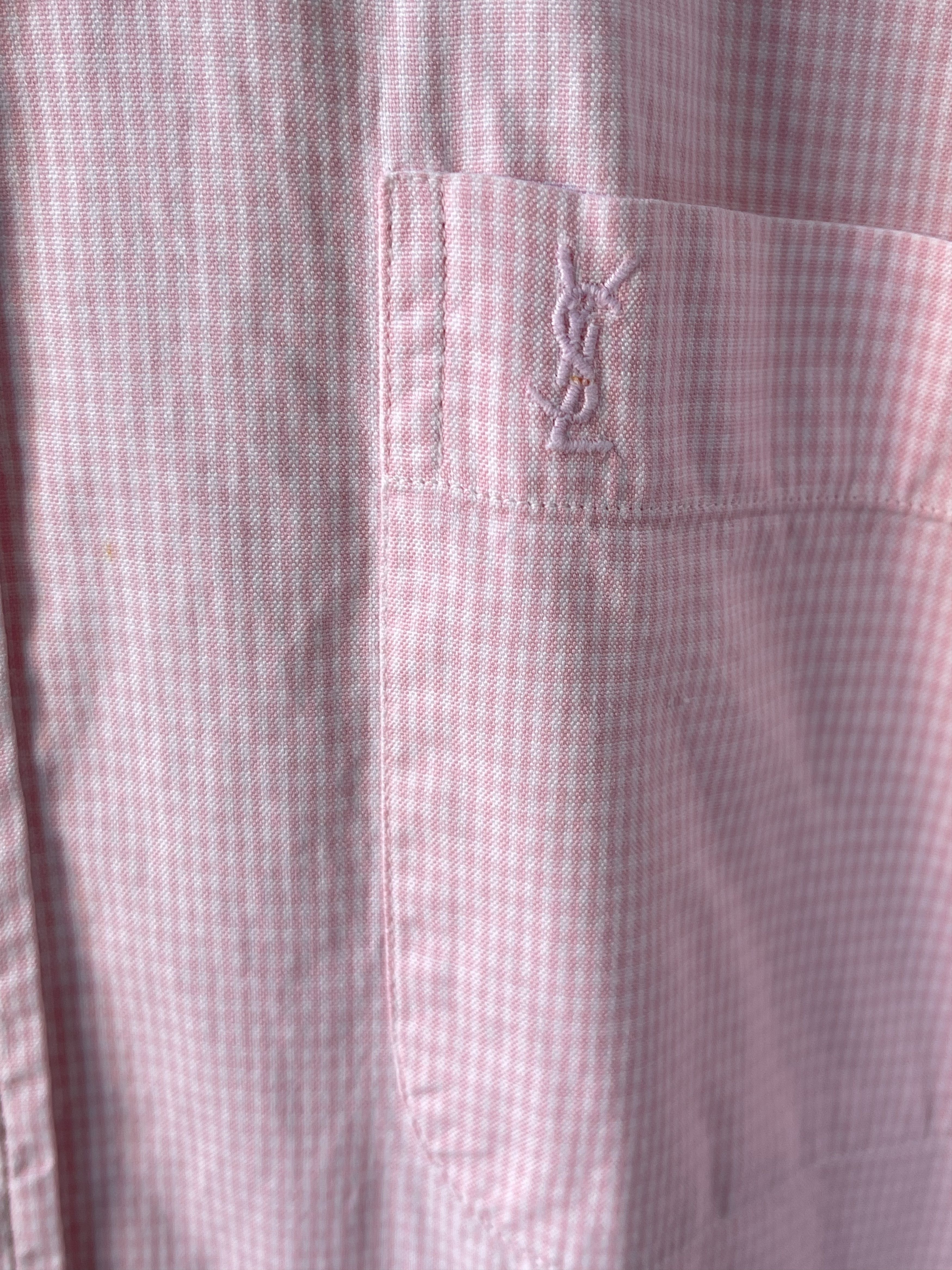 Yves Saint Laurent 🔥 vintage Yves Saint Laurent shirt short sleeve size L Size US L / EU 52-54 / 3 - 4 Thumbnail