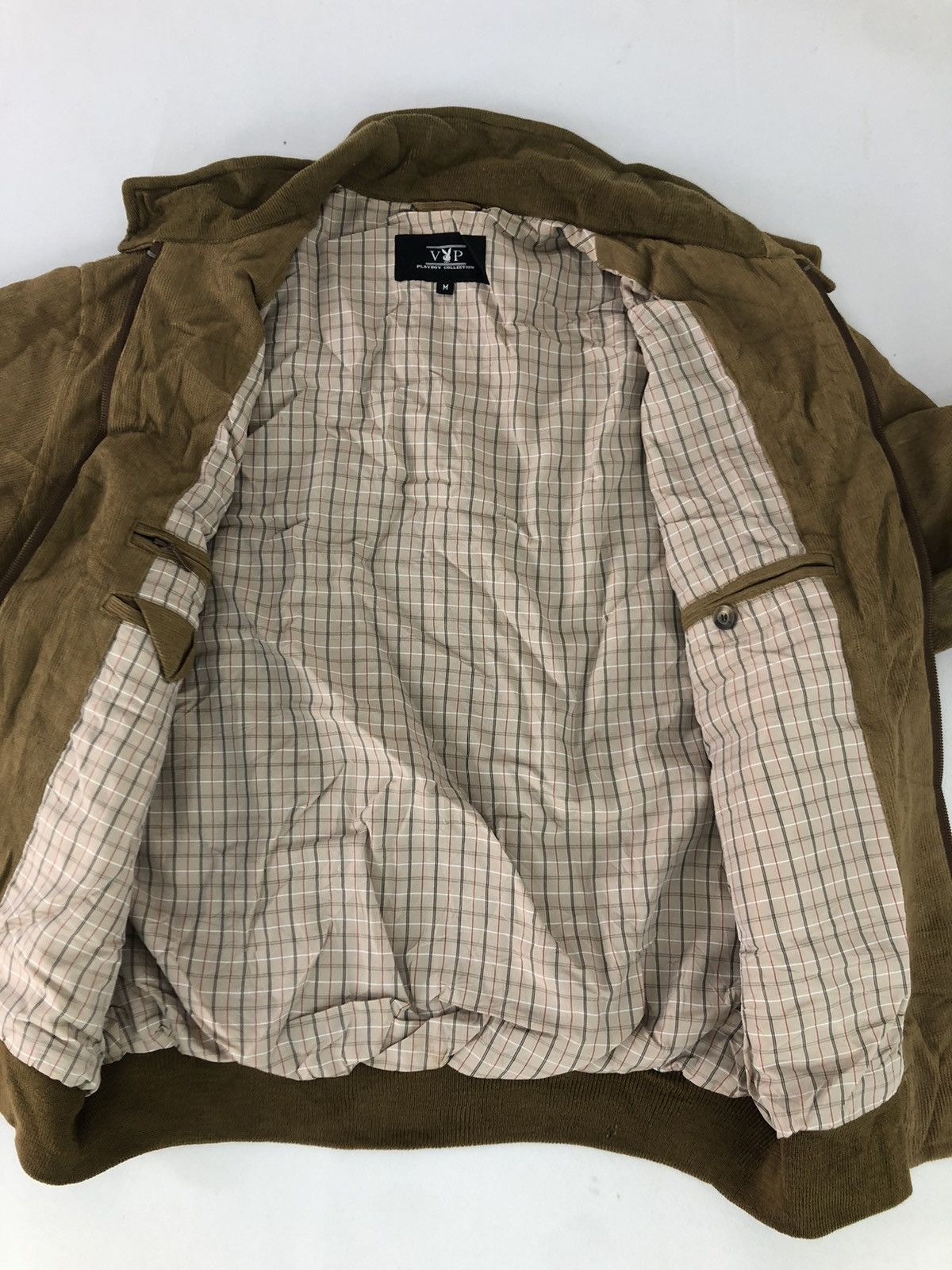 Playboy × Vintage 90s Playboy Collection Shearling Jacket Zip Up Size L Size US L / EU 52-54 / 3 - 3 Thumbnail
