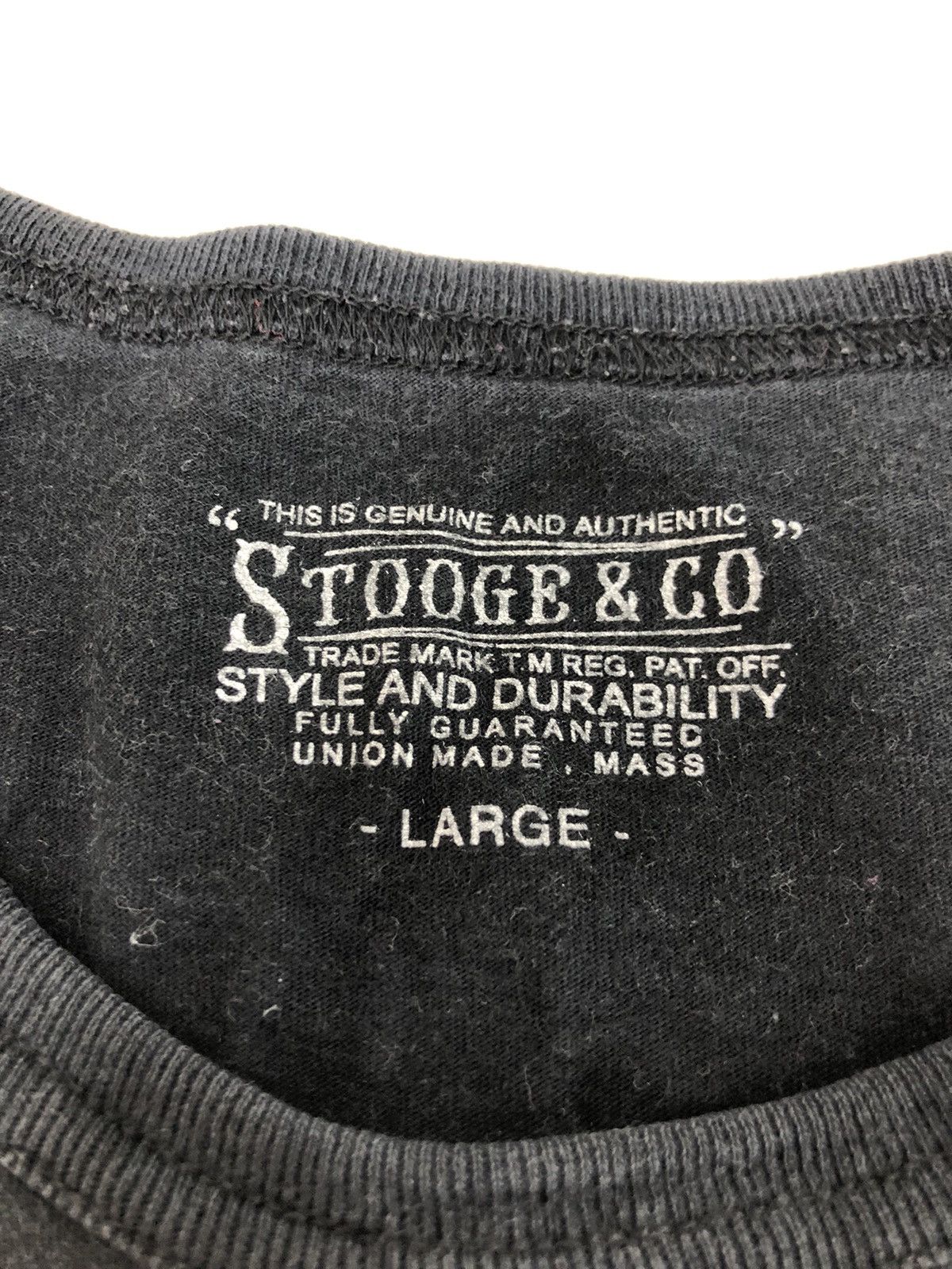 Japanese Brand × Vintage Hype Stooge & Co Gun Street Girl Big Engine Logo Printed Size US M / EU 48-50 / 2 - 5 Thumbnail