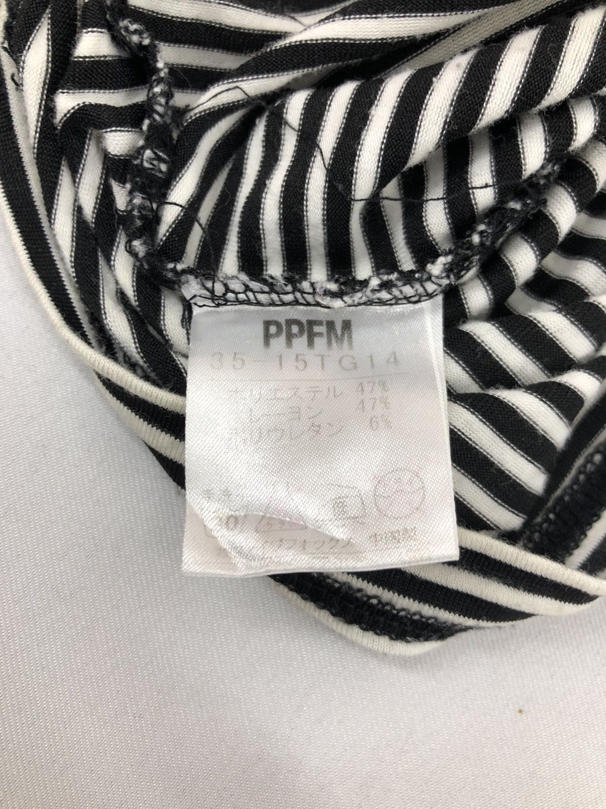 Japanese Brand PPFM Long Sleeve Tee Striped Design Streetwear Unisex Wear Size M / US 6-8 / IT 42-44 - 5 Thumbnail