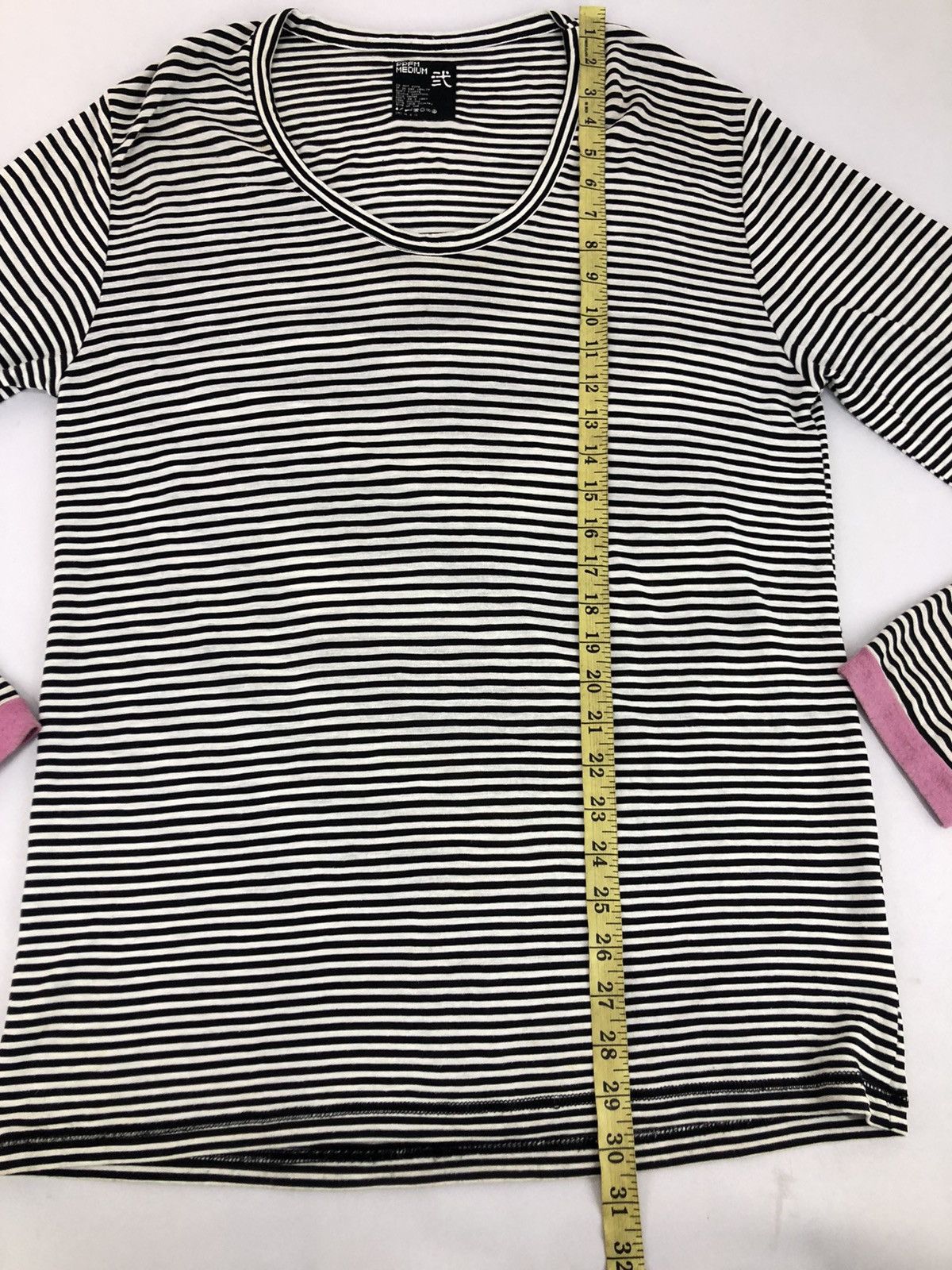 Japanese Brand PPFM Long Sleeve Tee Striped Design Streetwear Unisex Wear Size M / US 6-8 / IT 42-44 - 8 Thumbnail