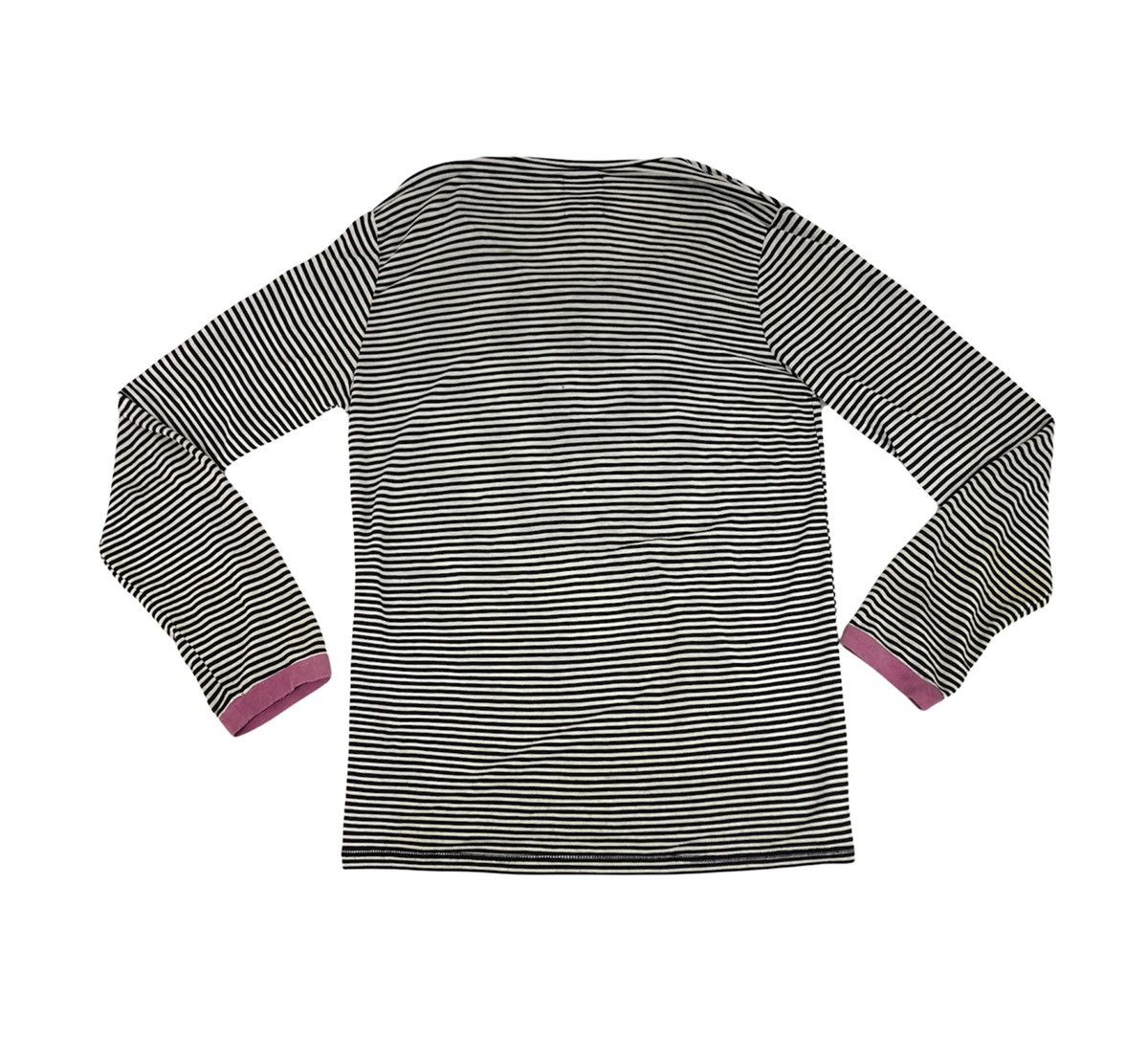 Japanese Brand PPFM Long Sleeve Tee Striped Design Streetwear Unisex Wear Size M / US 6-8 / IT 42-44 - 2 Thumbnail