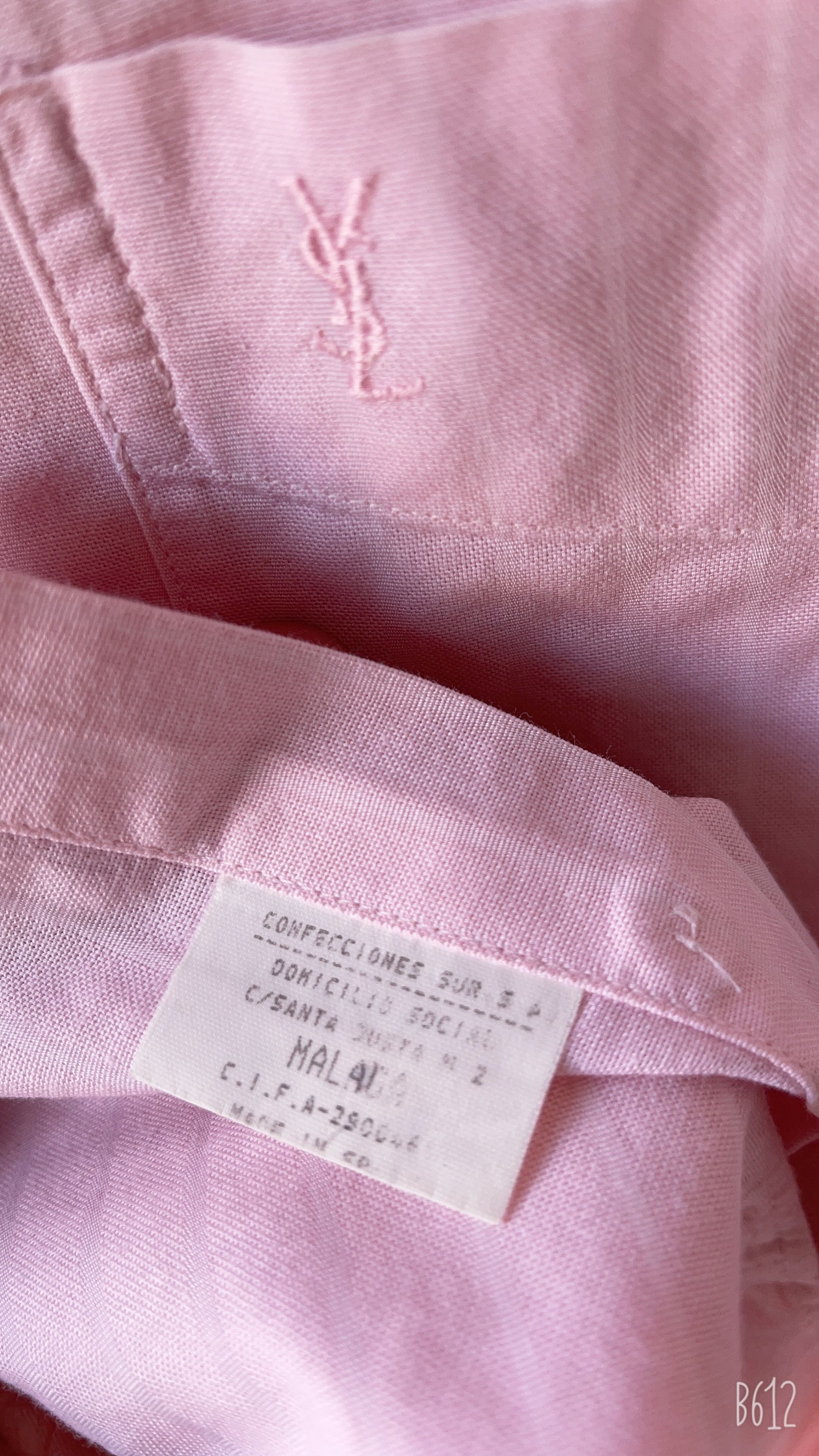 Yves Saint Laurent 🔥 tshirt YSL vintage Saint Laurent shirt Small pink striped Size US S / EU 44-46 / 1 - 5 Thumbnail
