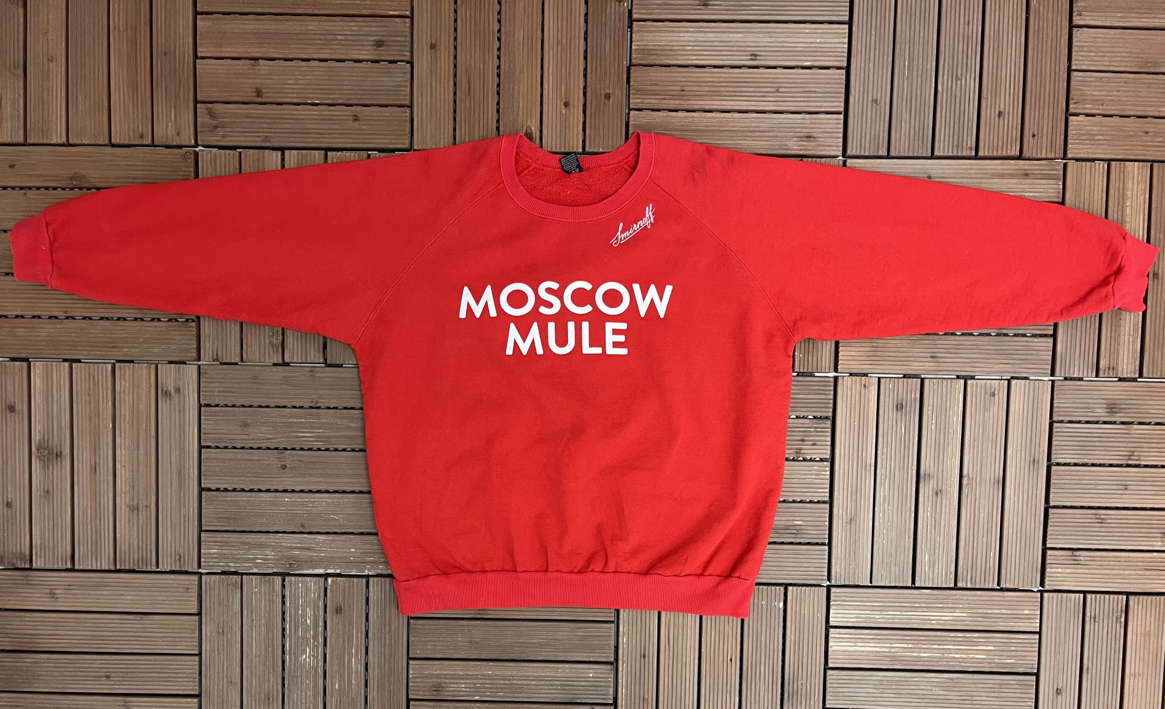 Vintage Smirnoff Moscow Mule Vintage Crewneck Sweater Size US L / EU 52-54 / 3 - 5 Thumbnail