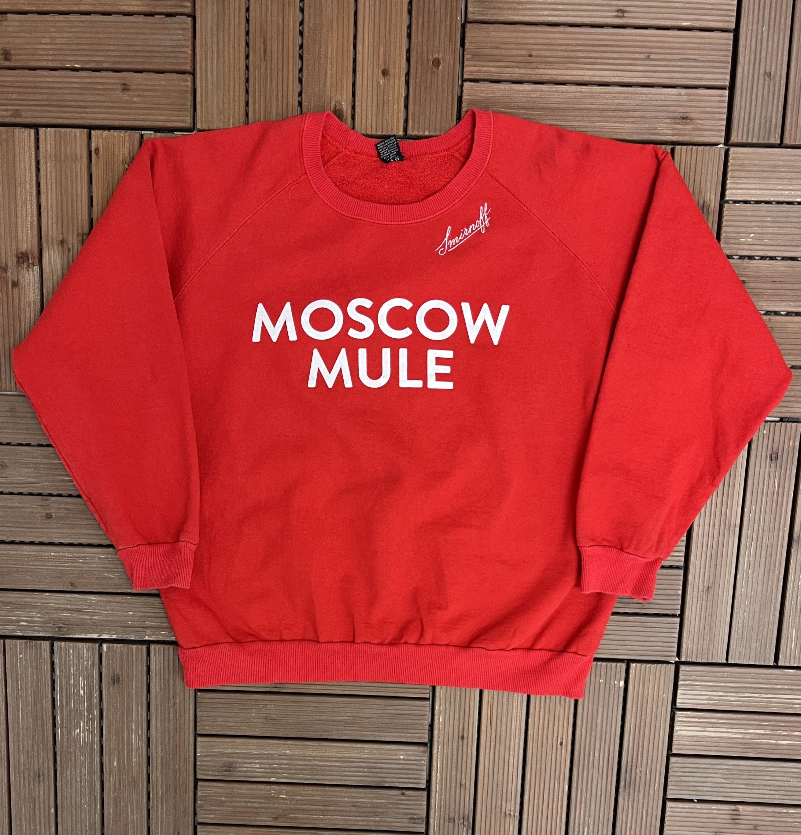 Vintage Smirnoff Moscow Mule Vintage Crewneck Sweater Size US L / EU 52-54 / 3 - 1 Thumbnail