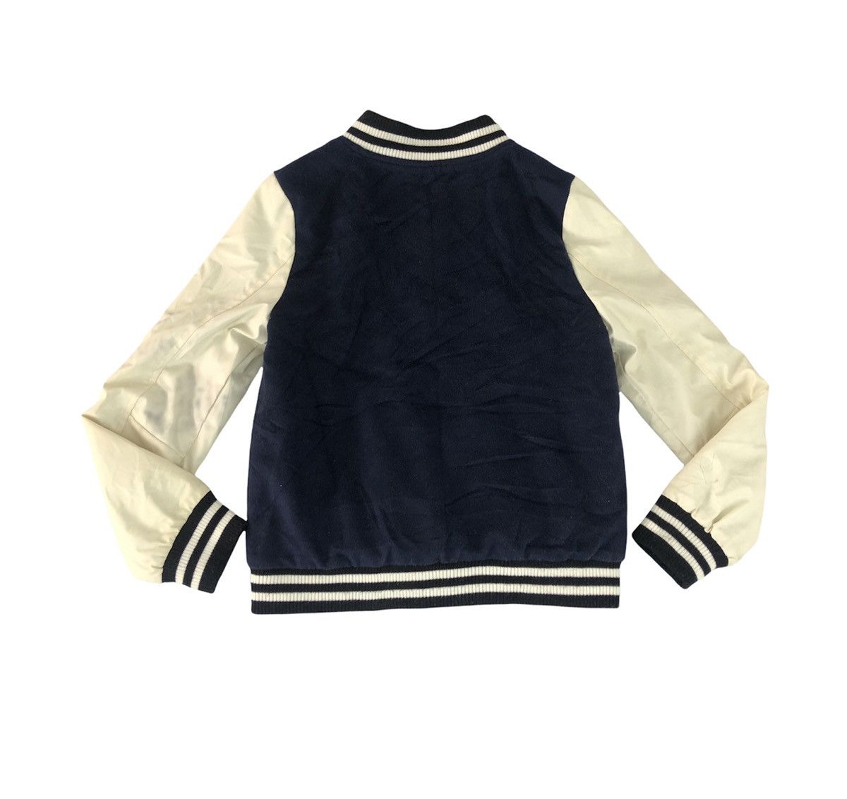 Japanese Brand Magender Varsity Jacket Pvc Sleeve Wool Streetwear Size US S / EU 44-46 / 1 - 2 Thumbnail