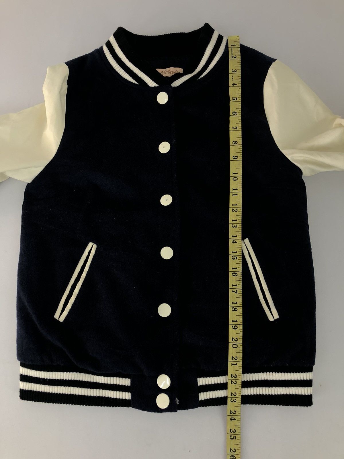 Japanese Brand Magender Varsity Jacket Pvc Sleeve Wool Streetwear Size US S / EU 44-46 / 1 - 7 Thumbnail