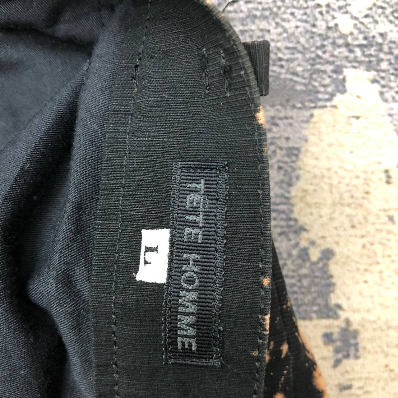 Tete Homme P534 TETE HOMME ACID WASH FLARED CARGO PANTS Size US 31 - 5 Thumbnail