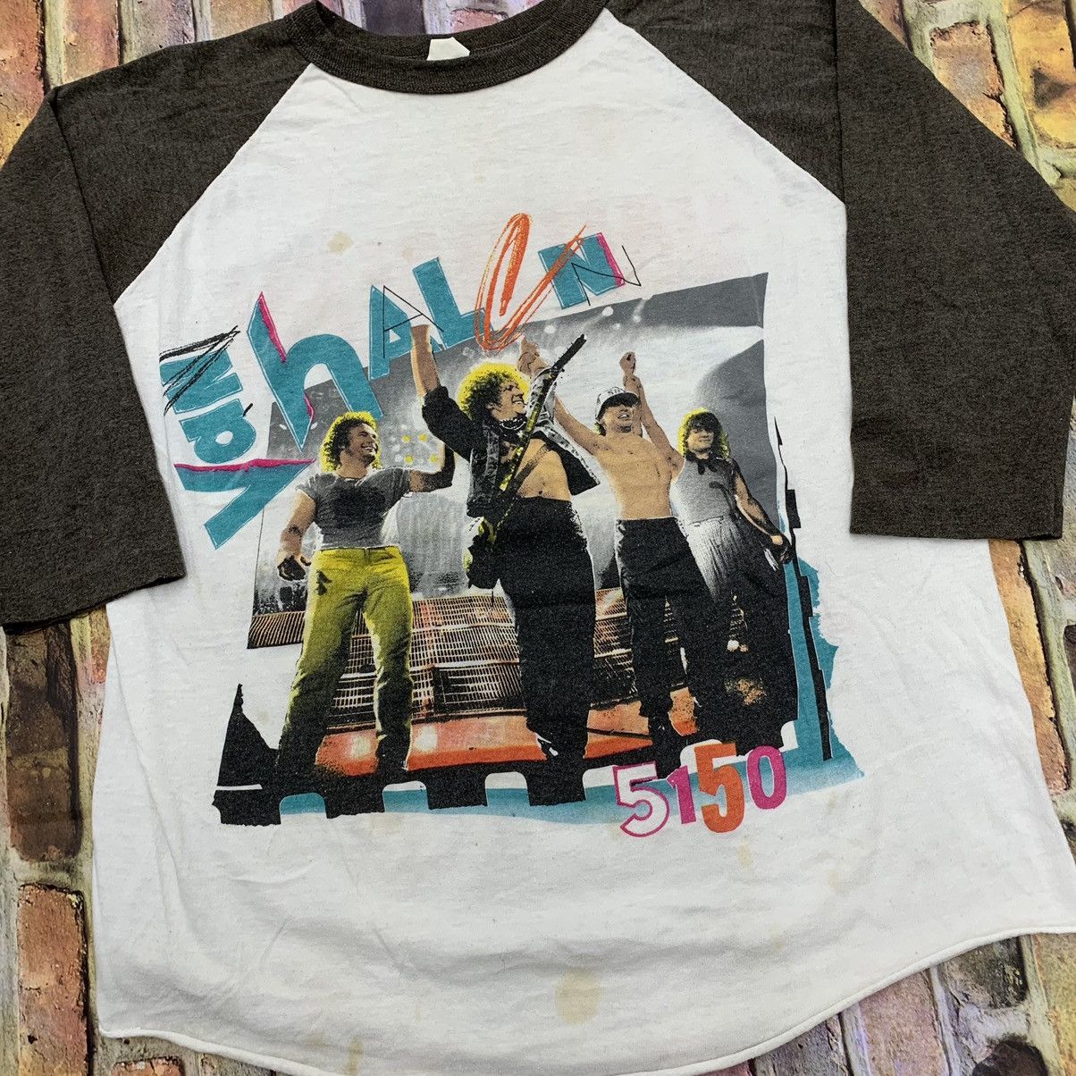 Band Tees × Vintage Vintage Van Halen raglan tee Size US L / EU 52-54 / 3 - 3 Thumbnail